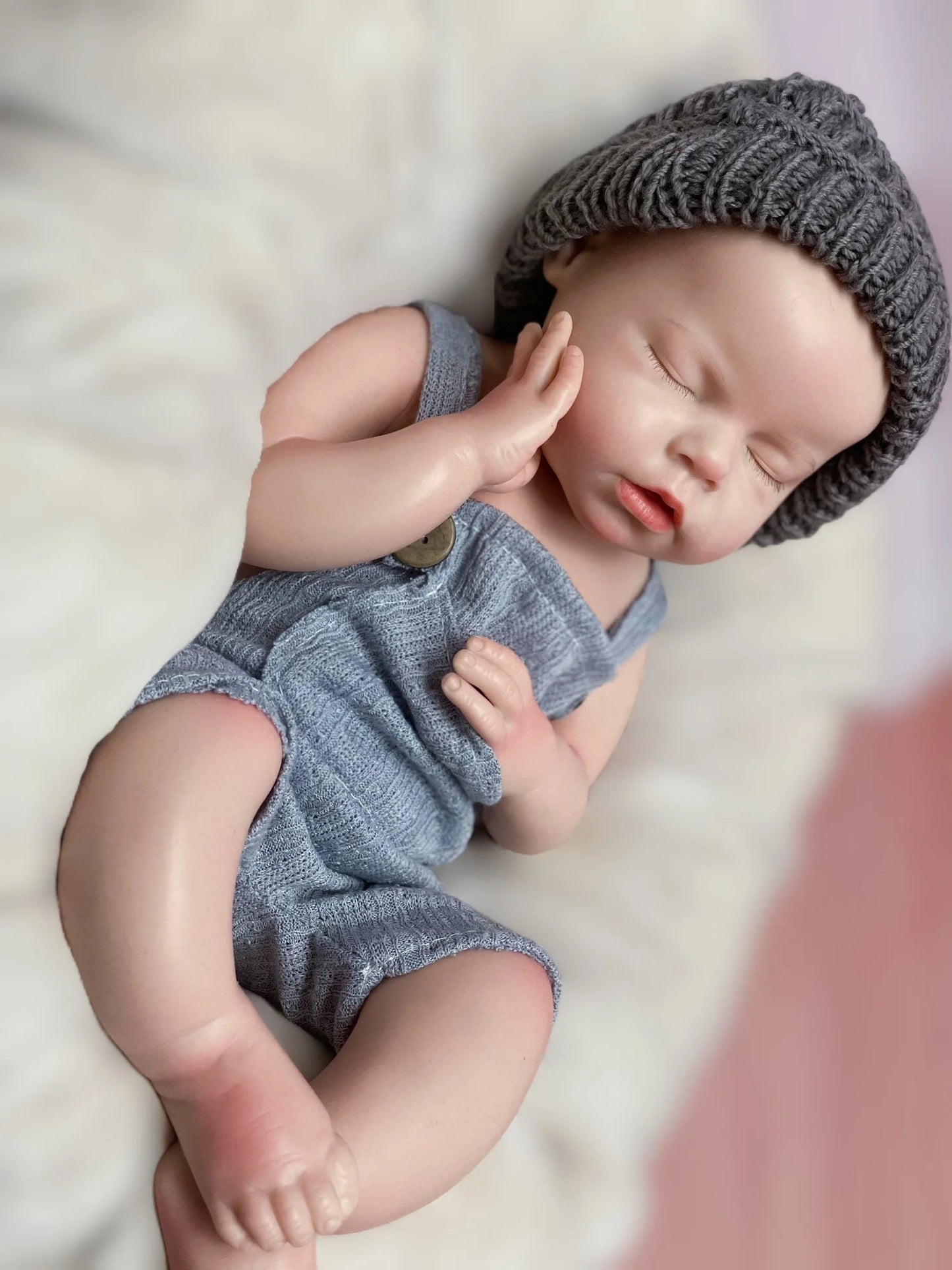 50cm Waterproof Solid Silicone Bebe Reborn Girl/Boy With 3D Painted Skin Can Pee/Drink Milk Handmade Lifelike Reborn Baby Doll lifelikesiliconereborns.com