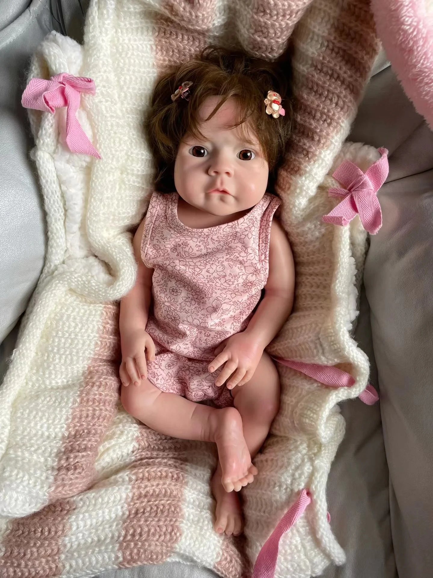 Full Solid Silicone 18 Inch Reborn Bebe реборн Handmade Silicone Baby Doll Soft Realistic boneca bebê reborn de silicone Gifts lifelikesiliconereborns.com