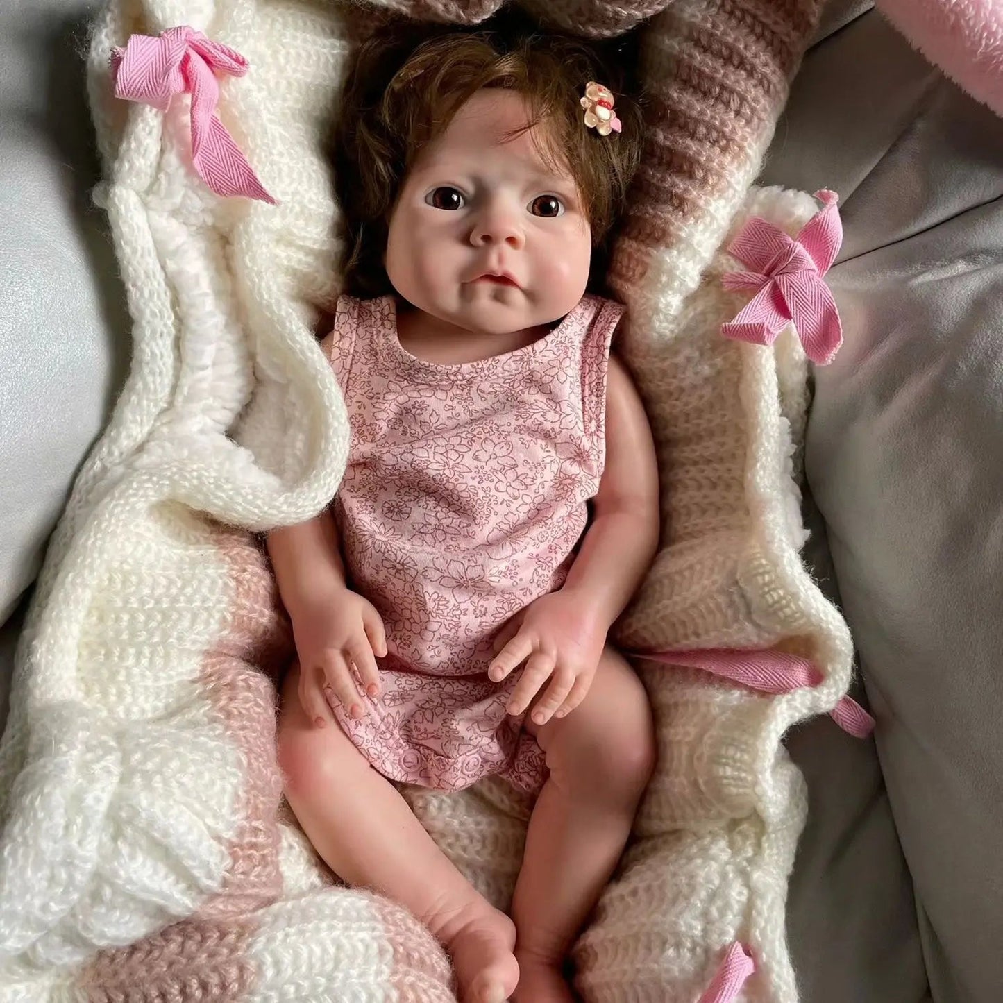 Full Solid Silicone 18 Inch Reborn Bebe реборн Handmade Silicone Baby Doll Soft Realistic boneca bebê reborn de silicone Gifts lifelikesiliconereborns.com
