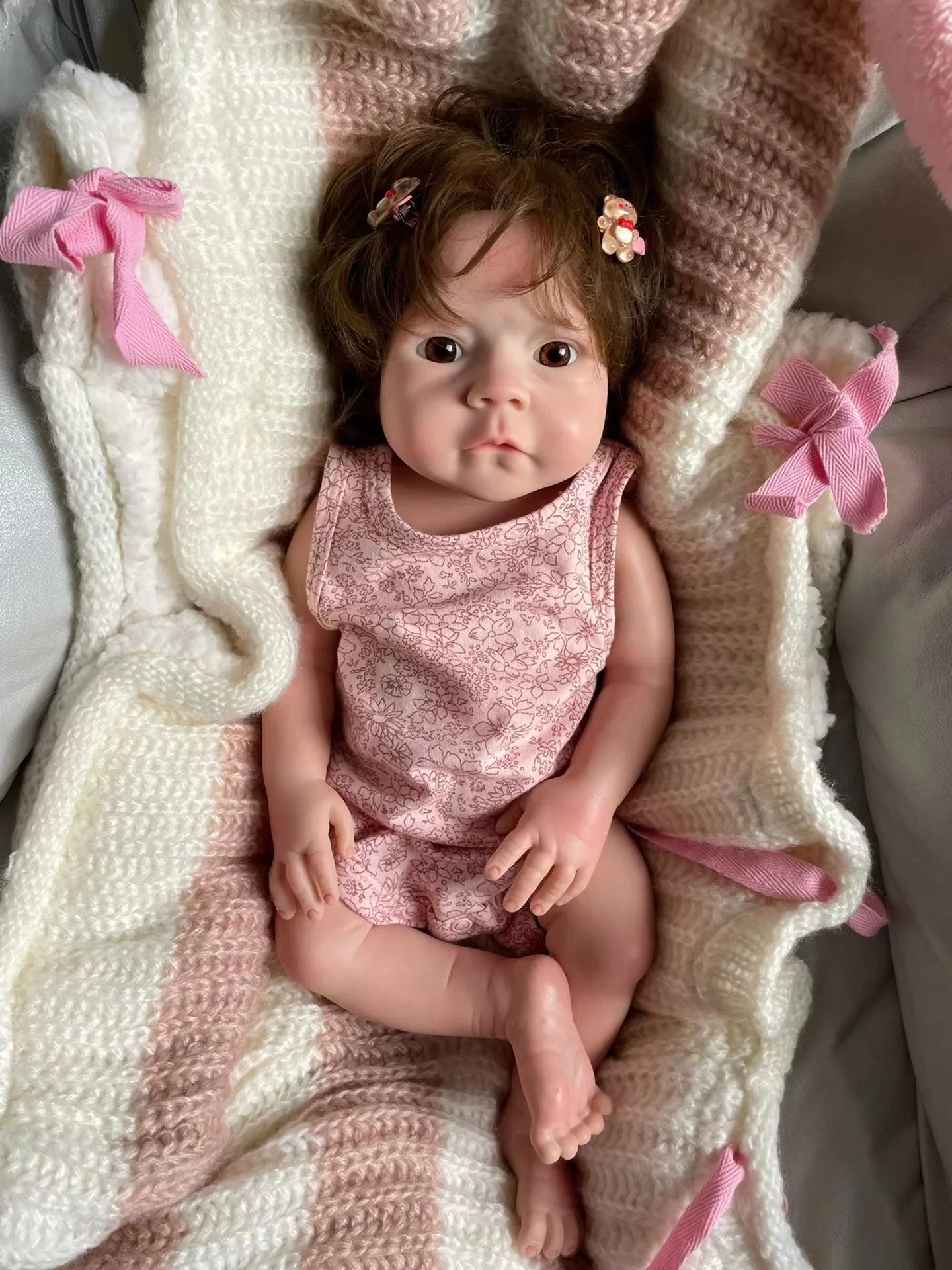 Full Solid Silicone 18 Inch Reborn Bebe реборн Handmade Silicone Baby Doll Soft Realistic boneca bebê reborn de silicone Gifts lifelikesiliconereborns.com