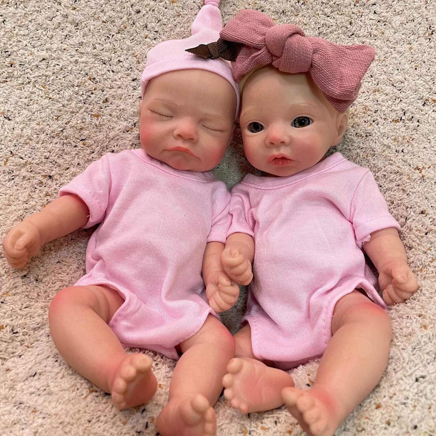 10Inch Silicone Girls Whole Body Soft Solid Silicone Reborn Baby Dolls Handmade Painted Newborn Baby Dolls Toys For Kids Gifts lifelikesiliconereborns.com