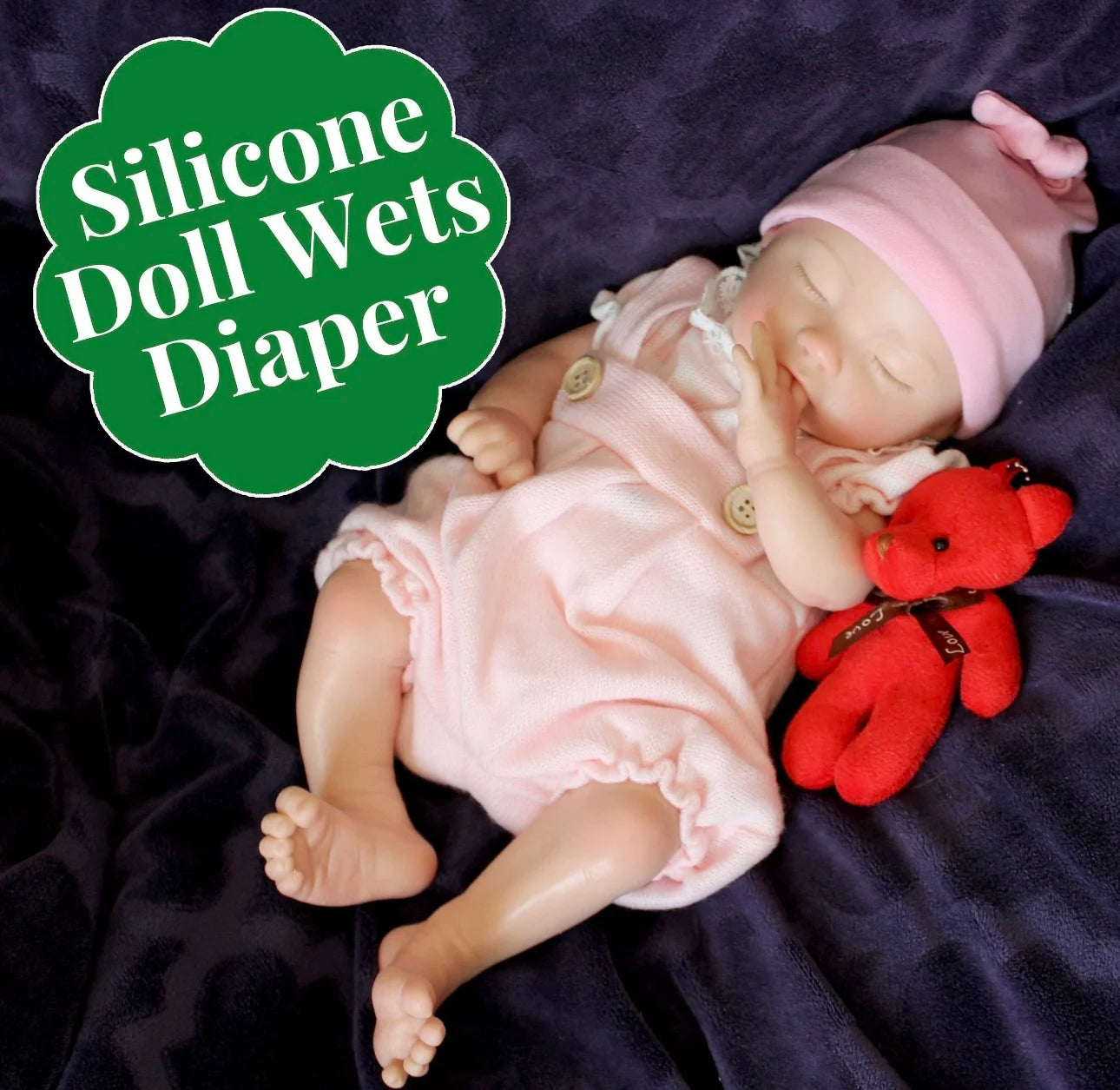 Can Drink and Wet 33cm Washable Solid Silicone Bebe Reborn Girl With Painted Skin Lifelike Reborn Baby Girl Doll For Kids Gift lifelikesiliconereborns.com