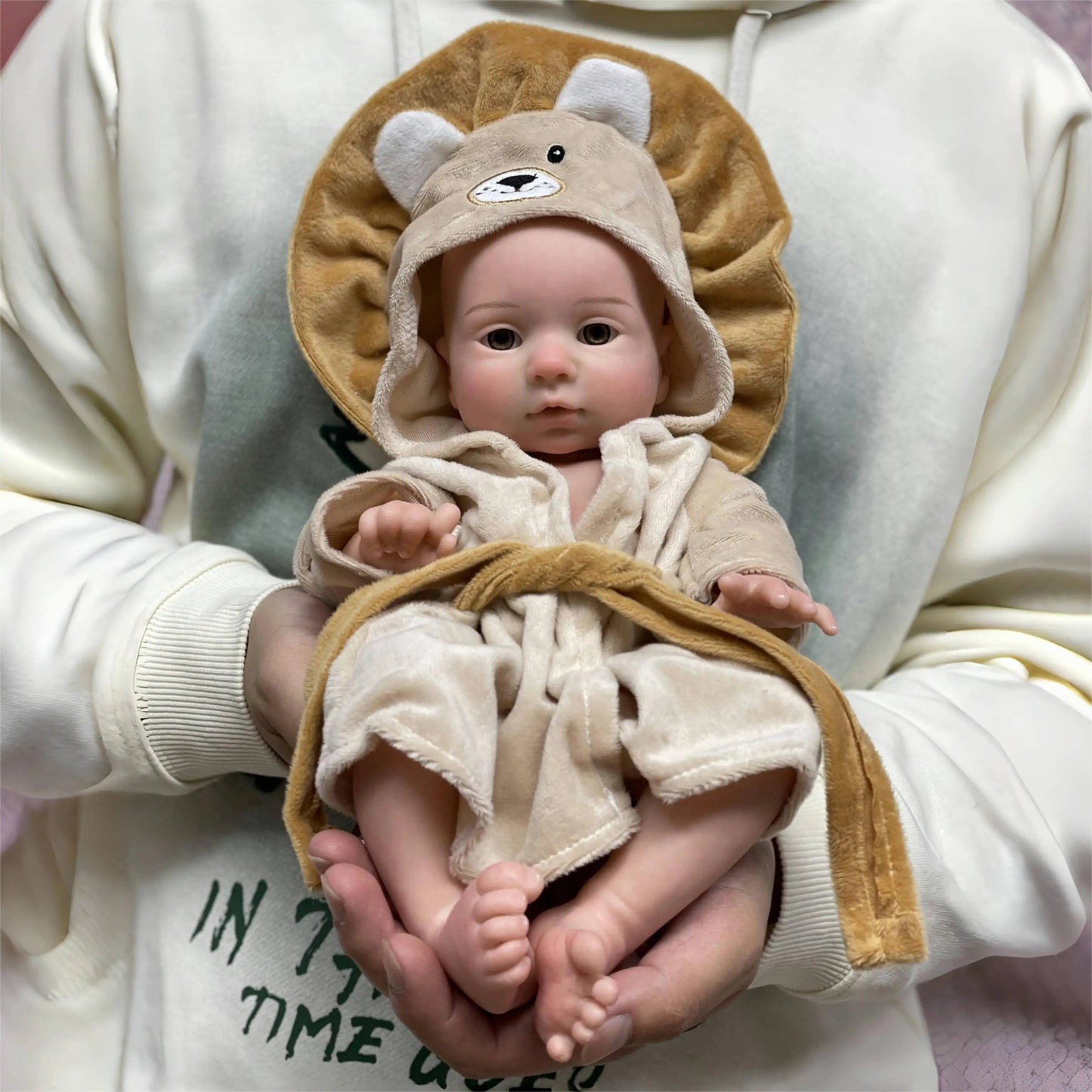 13Inch All Silicone Girls Bebe Reborn Painted Full Body Solid Silicone Reborn Dolls For Kids Gifts De Muñecas Silicona Boneca lifelikesiliconereborns.com