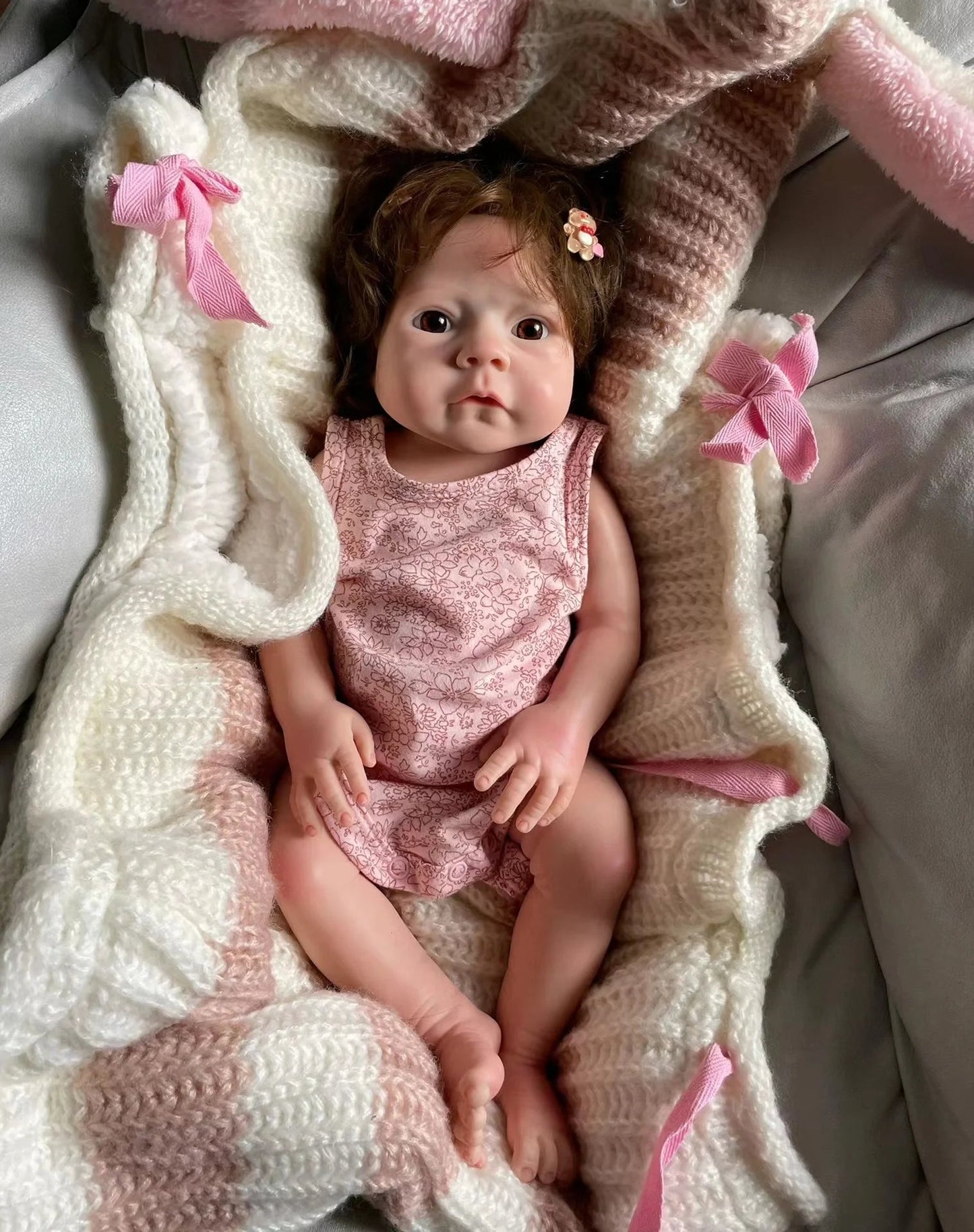Full Solid Silicone 18 Inch Reborn Bebe реборн Handmade Silicone Baby Doll Soft Realistic boneca bebê reborn de silicone Gifts lifelikesiliconereborns.com
