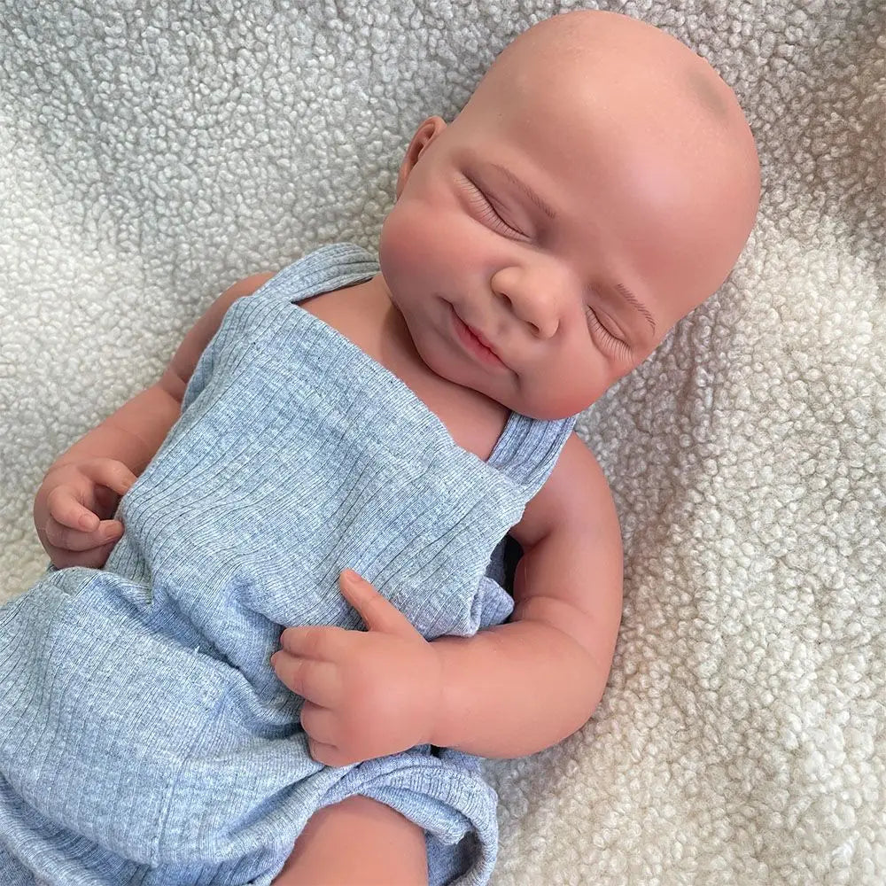 Soft Lifelike Silicone Reborn Dolls 19Inch Baby Girl/Boy Flexible Body For Hobbyists Who Enjoy Creative Customization lifelikesiliconereborns.com