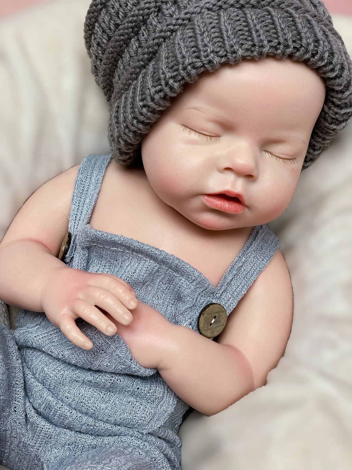 50cm Waterproof Solid Silicone Bebe Reborn Girl/Boy With 3D Painted Skin Can Pee/Drink Milk Handmade Lifelike Reborn Baby Doll lifelikesiliconereborns.com