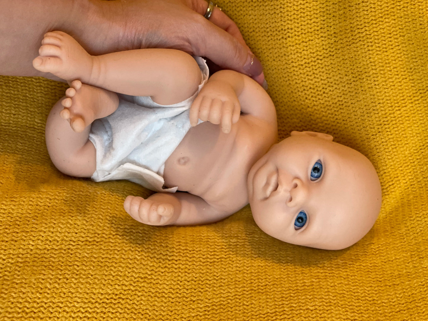 25CM Reborn Dolls Dark Skin Full Body Soft Solid Silicone Painted Realistic Newborn Dolls reborn de silicone real cuerpo lifelikesiliconereborns.com