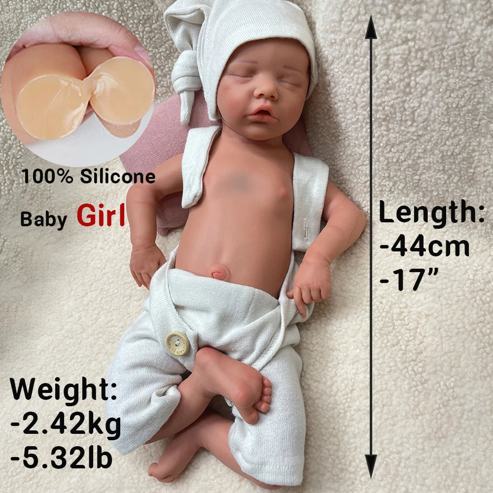 100% Handmade Silicone Reborn Dolls for Adoption and Rehoming Soft Newborn Baby Girl Collectibles Waterproof Infant Doll lifelikesiliconereborns.com