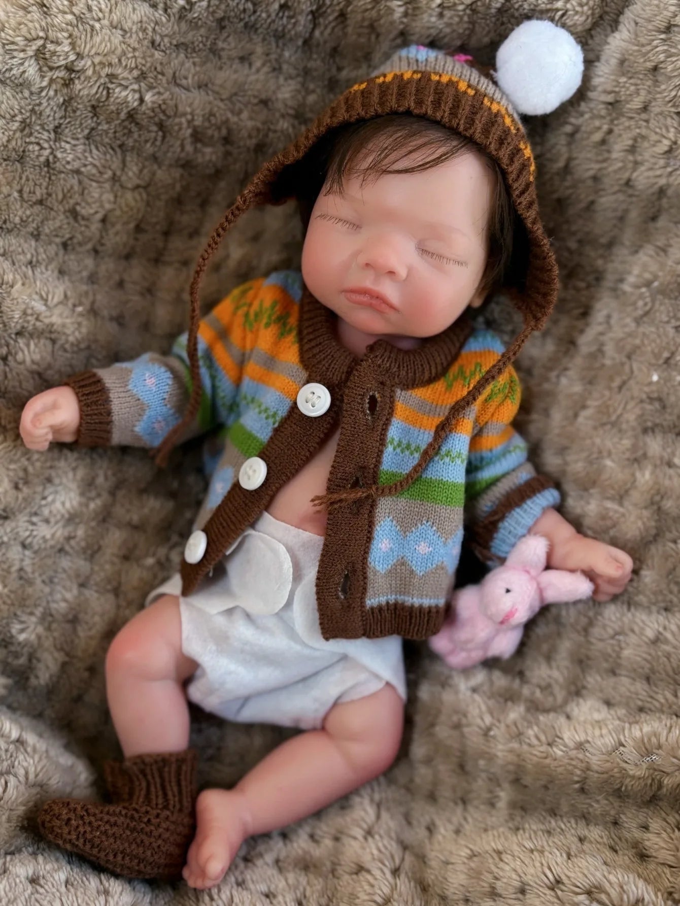 10 Inch Sleeping Silicone Bebe Reborn Girl With Rooted Hair Handmade Soft Touch Newborn Baby Doll For Children Birthday Gifts lifelikesiliconereborns.com