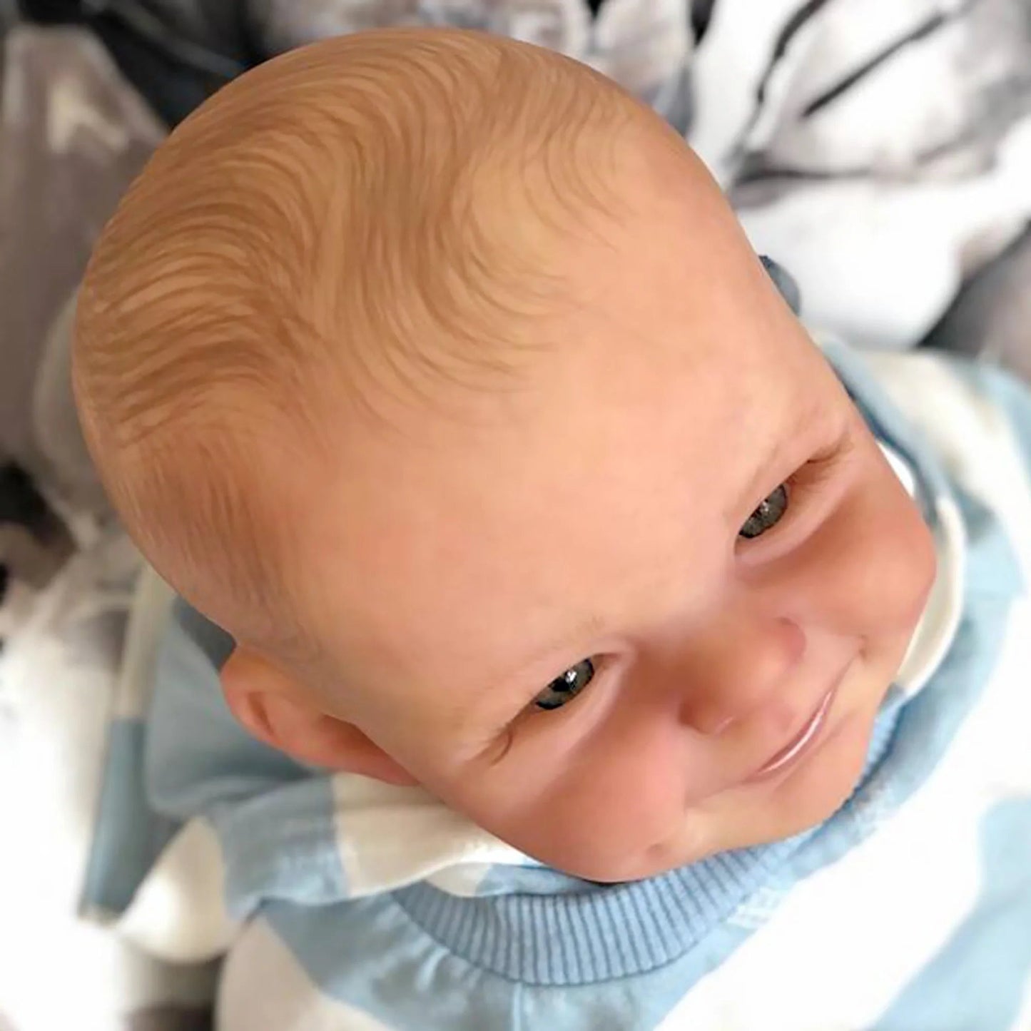 Shaya 20-22" Reborn Dolls 3D Painted Smile Boy Soft Vinyl Finished Bebe Reborn Doll Toys Muñecos Reborn lifelikesiliconereborns.com