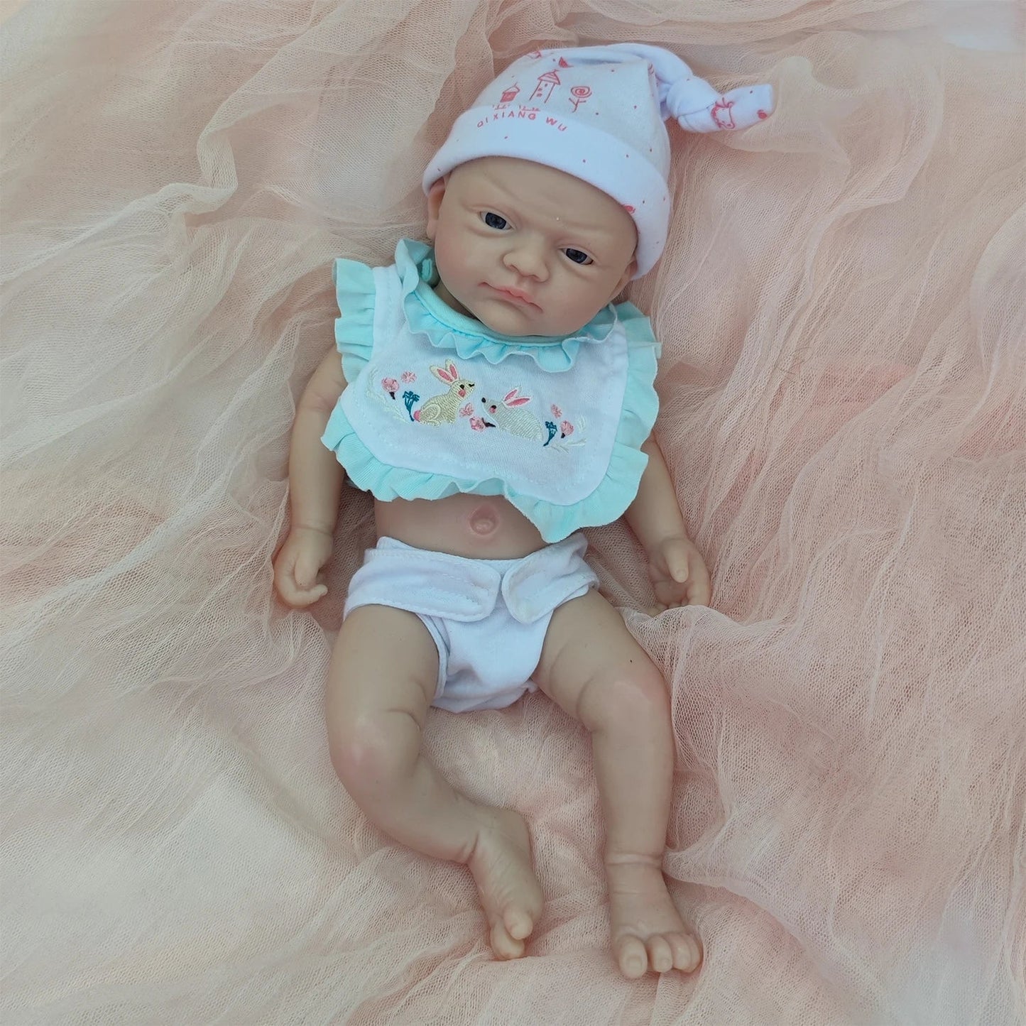 12" Micro Preemie Soft Silicone Baby Doll Full Body Boy Lifelike Reborn Doll for Children Anti-Stress Surprise Gift lifelikesiliconereborns.com