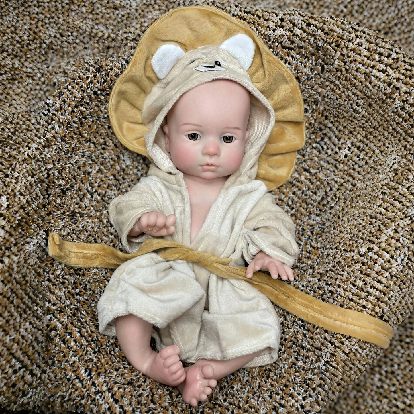 13Inch All Silicone Girls Bebe Reborn Painted Full Body Solid Silicone Reborn Dolls For Kids Gifts De Muñecas Silicona Boneca lifelikesiliconereborns.com