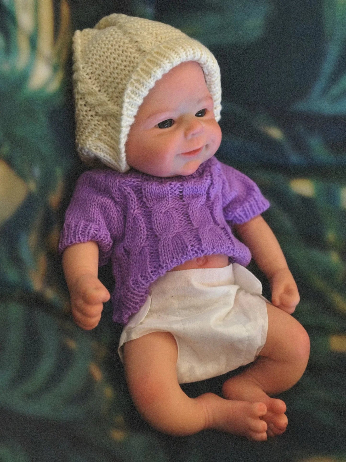 Can Open Mouth 33cm Washable Solid Silicone Bebe Reborn Girl and Boy Lifelike Painted Skin Reborn Baby Doll For Kids Gift lifelikesiliconereborns.com