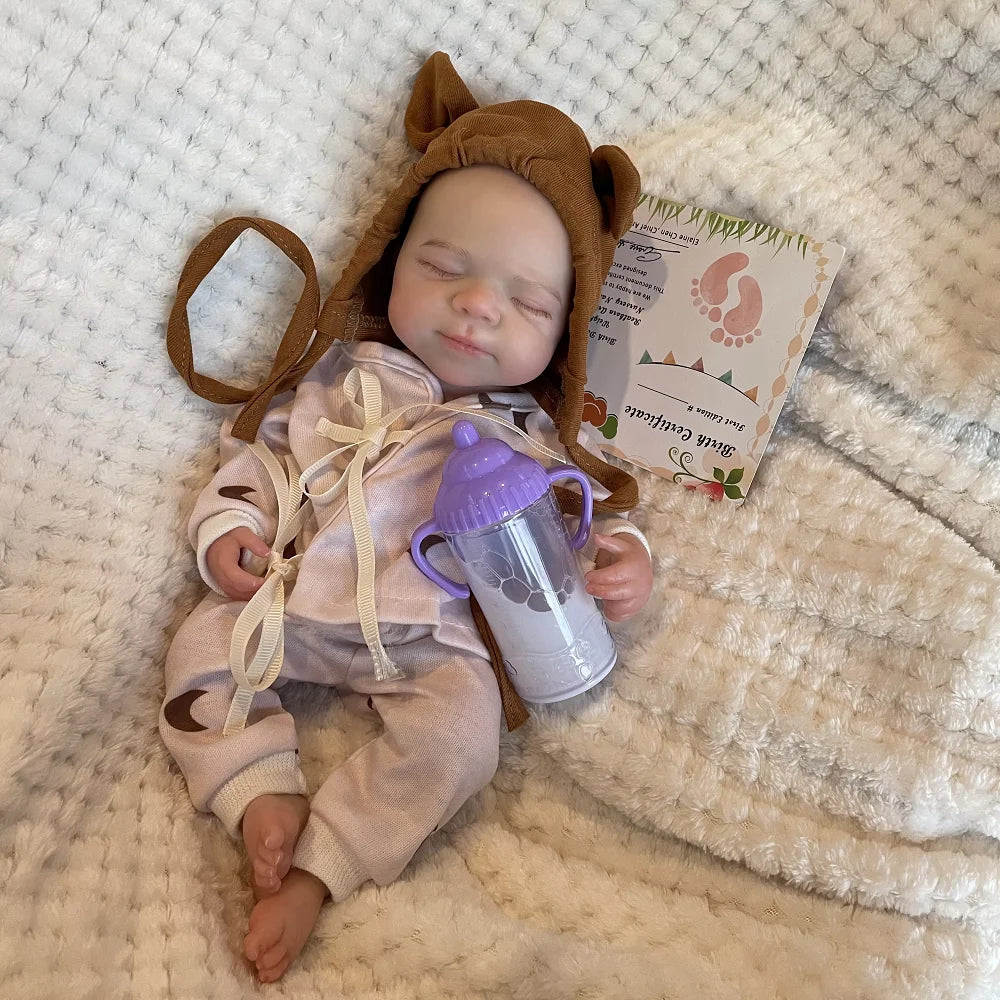 13Inch Open Mouth Pascale Reborn Dolls Full Body Soft Silicone Girl Painted Bebe Reborn Doll Toys reborn de silicone real cuerpo lifelikesiliconereborns.com