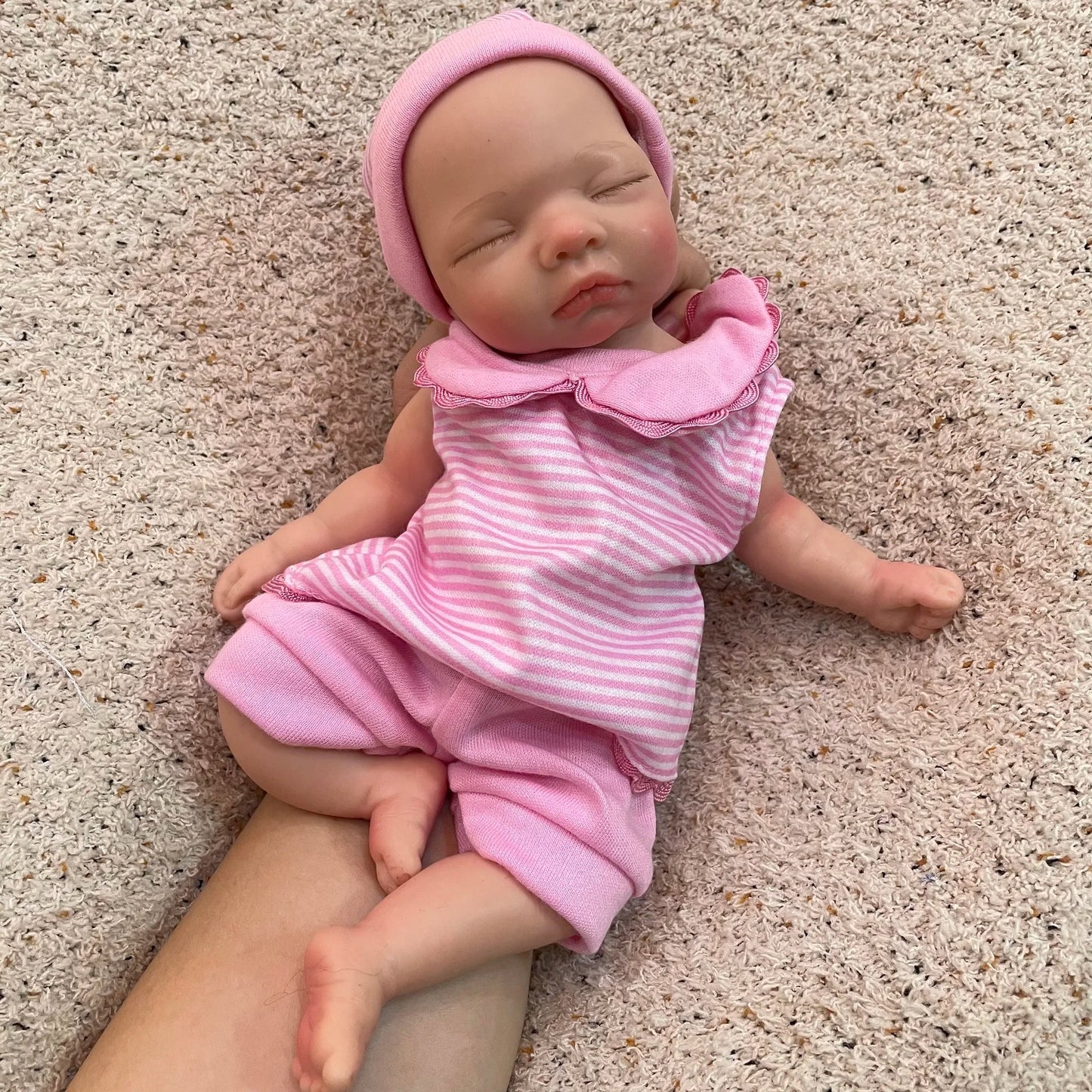 10Inch Silicone Girls Whole Body Soft Solid Silicone Reborn Baby Dolls Handmade Painted Newborn Baby Dolls Toys For Kids Gifts lifelikesiliconereborns.com