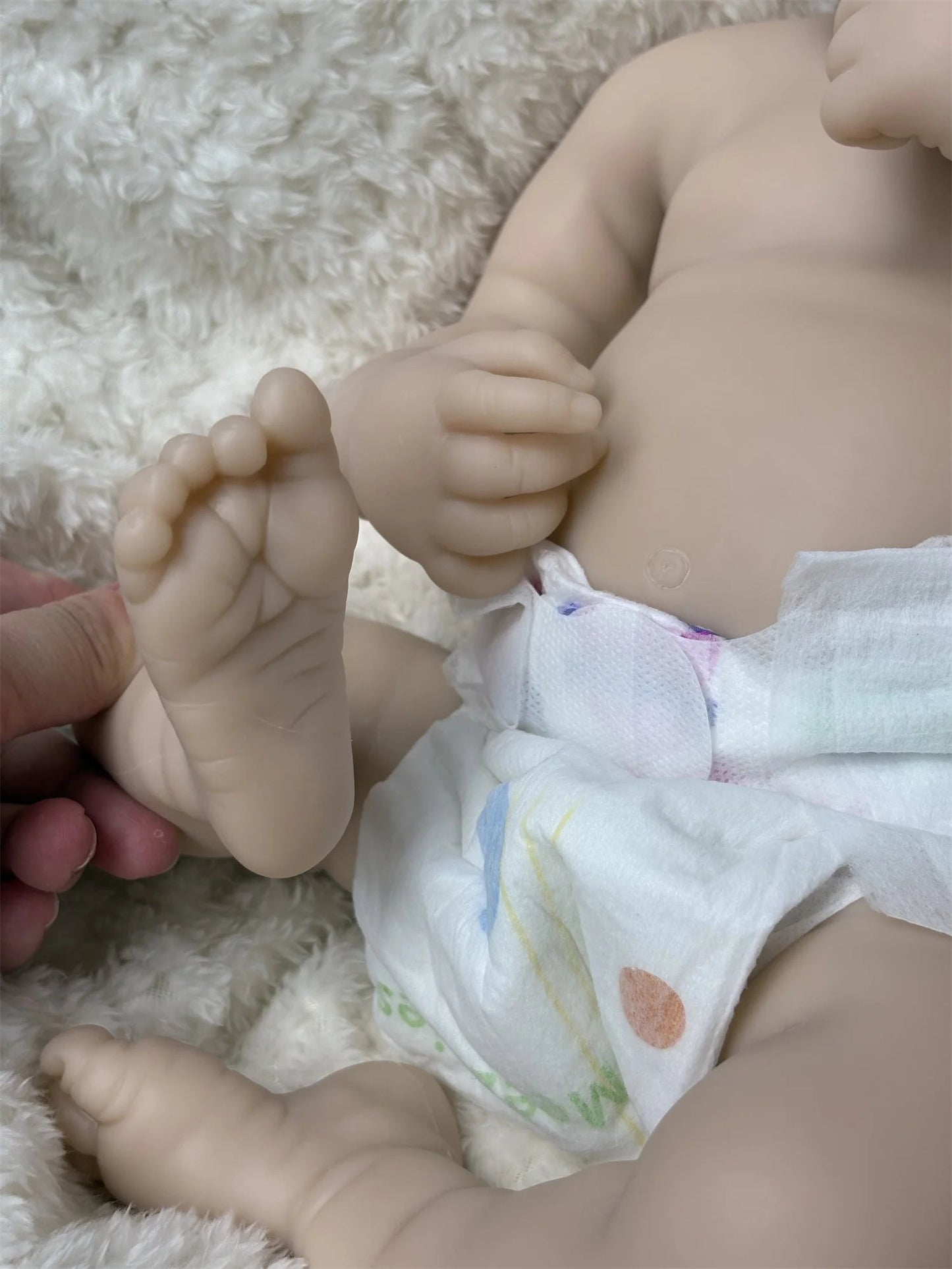 18Inch Can Open Mouth&Washable Full Body Silicone LouLou Reborn Girl Doll With 3D Painted Skin Handmade bebe reborn de silicona lifelikesiliconereborns.com