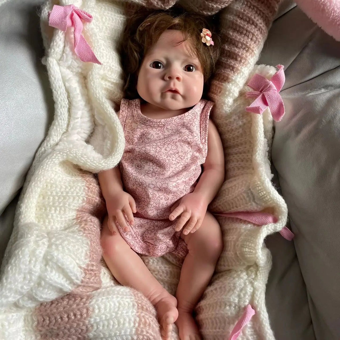 Full Solid Silicone 18 Inch Reborn Bebe реборн Handmade Silicone Baby Doll Soft Realistic boneca bebê reborn de silicone Gifts lifelikesiliconereborns.com