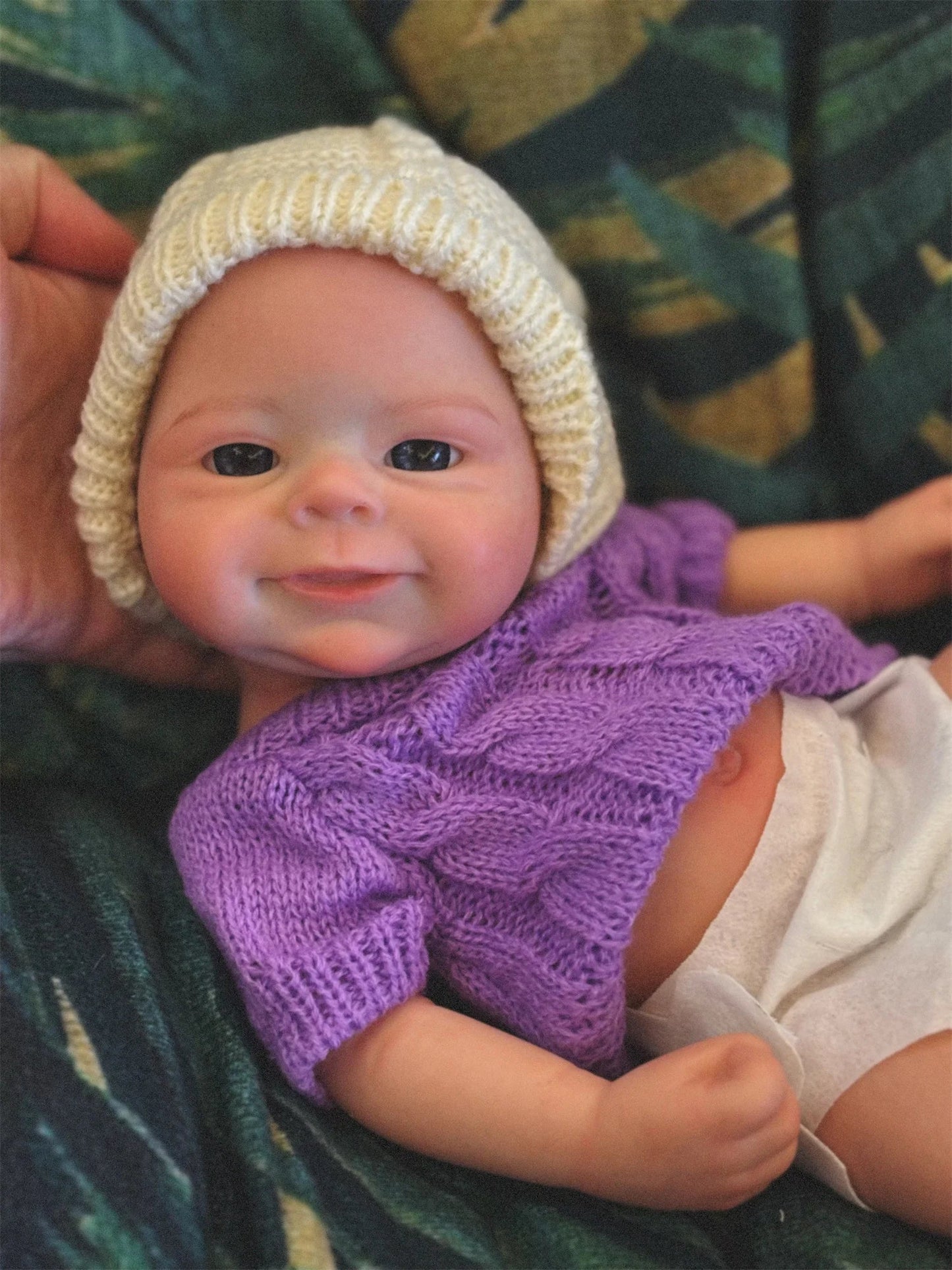 Can Open Mouth 33cm Washable Solid Silicone Bebe Reborn Girl and Boy Lifelike Painted Skin Reborn Baby Doll For Kids Gift lifelikesiliconereborns.com