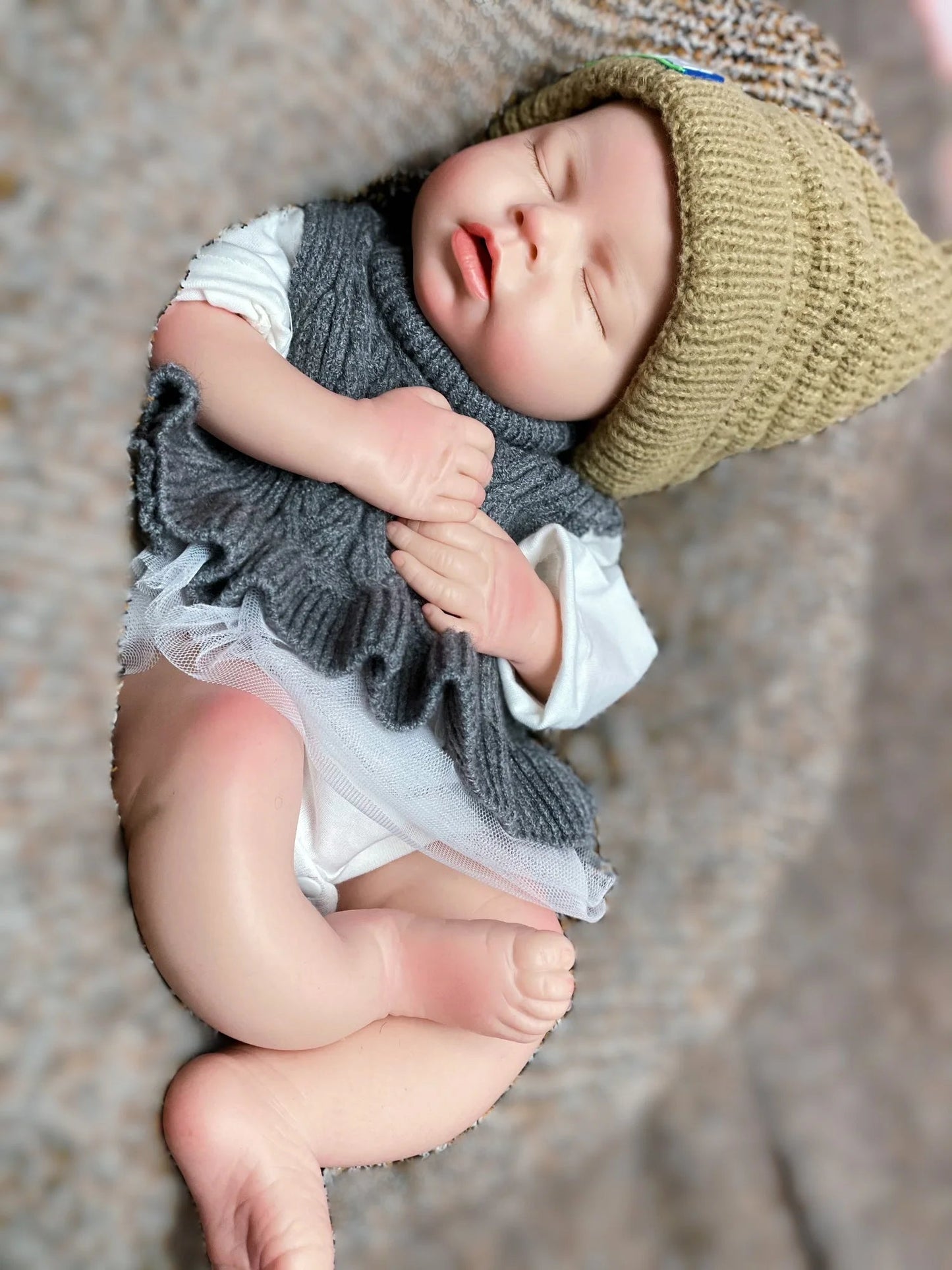 50cm Waterproof Solid Silicone Bebe Reborn Girl/Boy With 3D Painted Skin Can Pee/Drink Milk Handmade Lifelike Reborn Baby Doll lifelikesiliconereborns.com