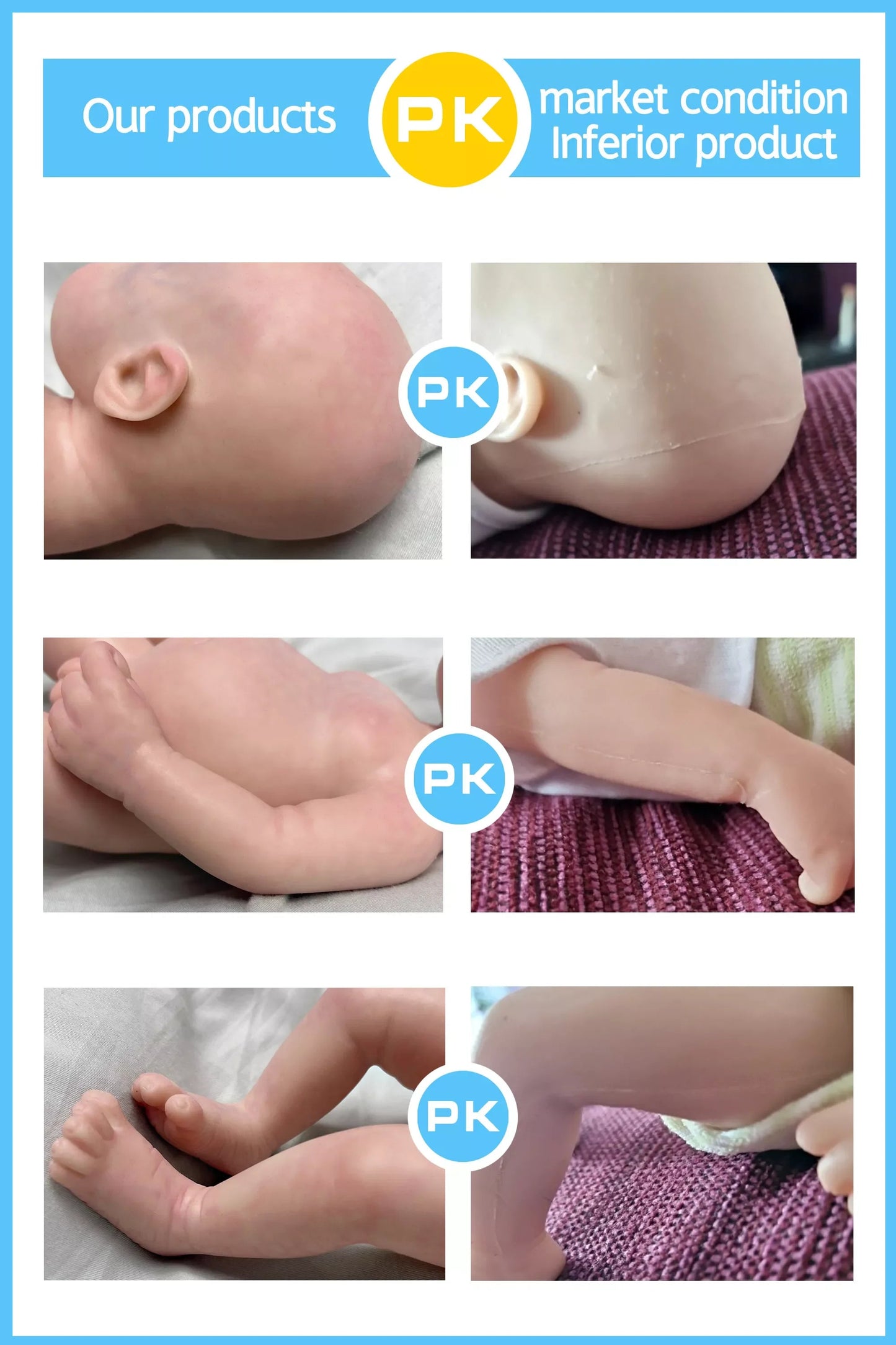 26cm Lifelike Silicone Bebe Reborn Boy Soft Newborn Doll bebes reborn de silicone real bebé reborn de silicona cuerpo entero lifelikesiliconereborns.com