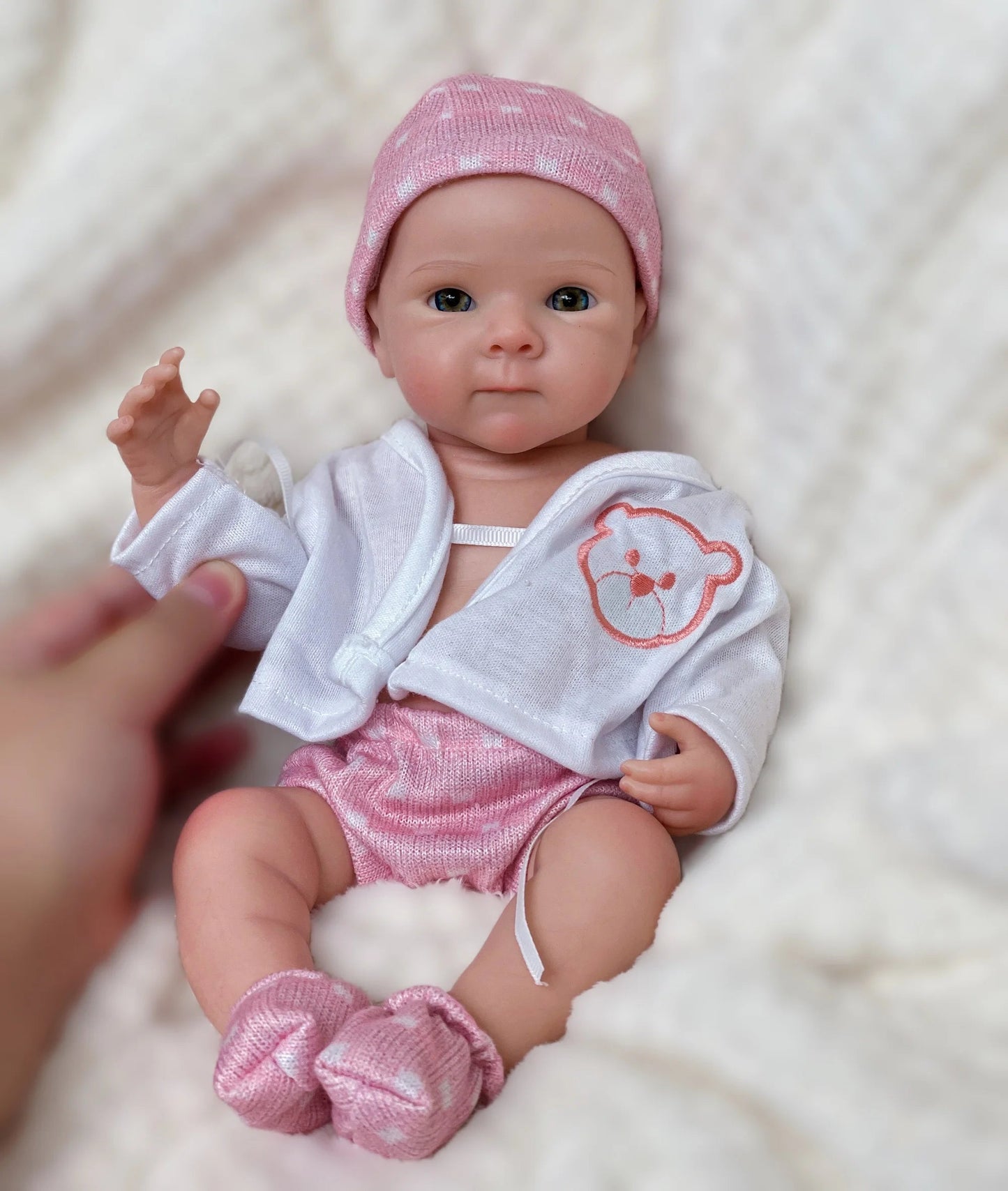 13Inch Cute Girl Bettie Reborn Dolls Open Mouth Whole Body Soft Solid Silicone Painted Reborn Baby Doll Toys Corpo De Silicone lifelikesiliconereborns.com