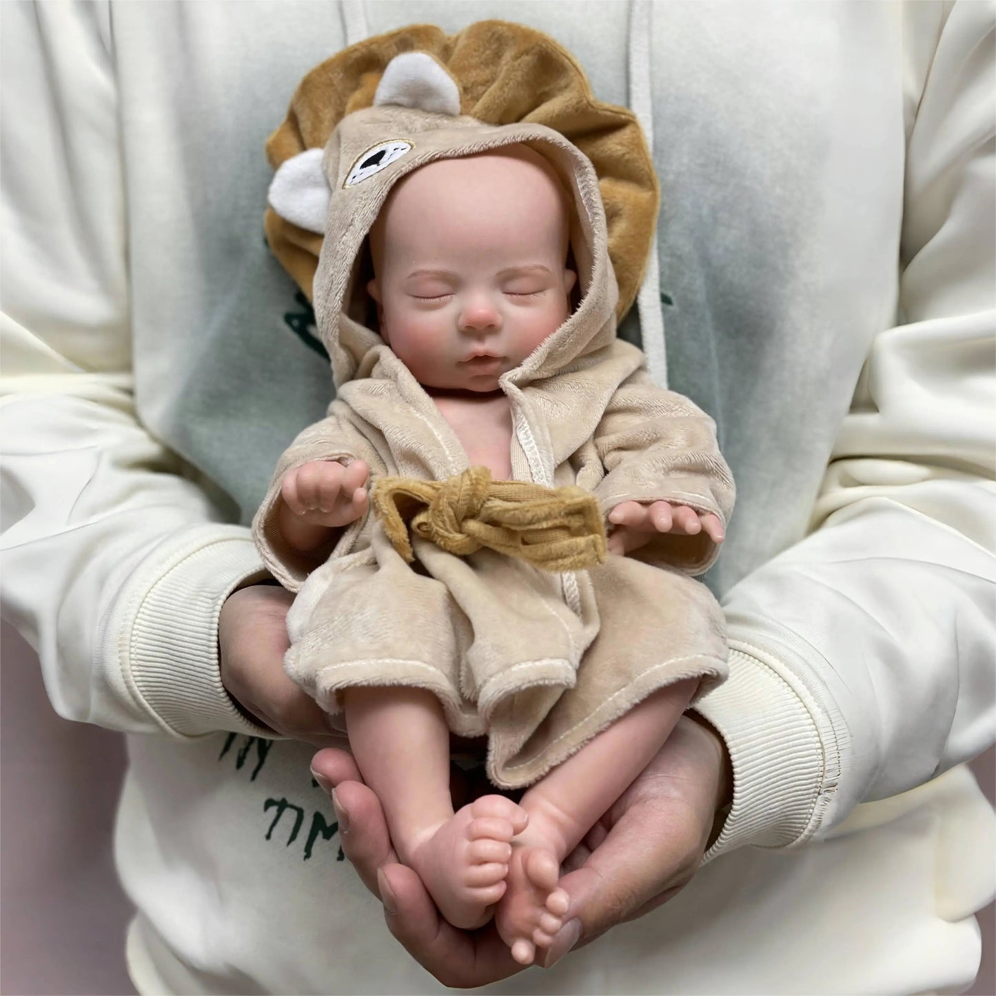 13Inch All Silicone Girls Bebe Reborn Painted Full Body Solid Silicone Reborn Dolls For Kids Gifts De Muñecas Silicona Boneca lifelikesiliconereborns.com