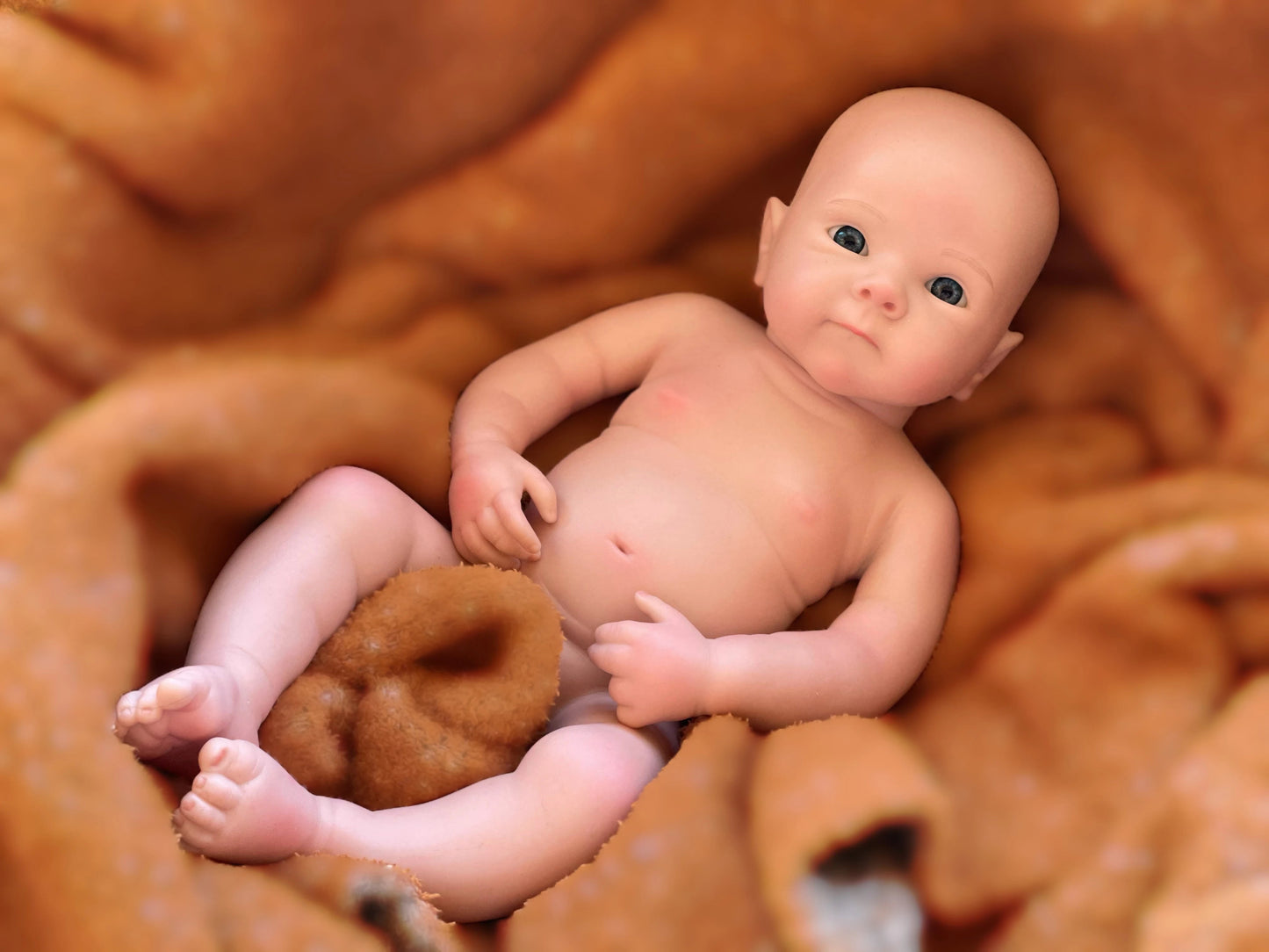 13Inch Cute Girl Bettie Reborn Dolls Open Mouth Whole Body Soft Solid Silicone Painted Reborn Baby Doll Toys Corpo De Silicone lifelikesiliconereborns.com