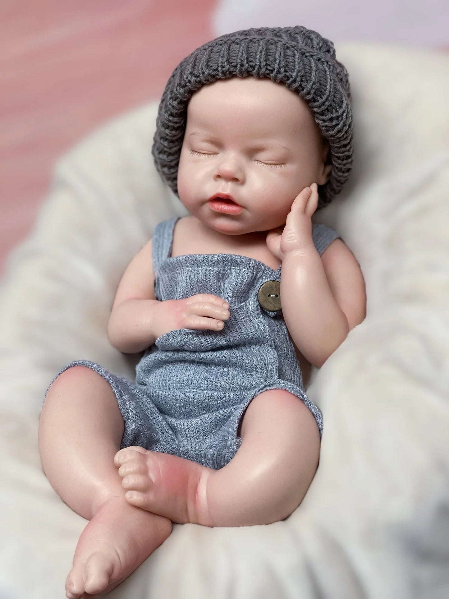 50cm Waterproof Solid Silicone Bebe Reborn Girl/Boy With 3D Painted Skin Can Pee/Drink Milk Handmade Lifelike Reborn Baby Doll lifelikesiliconereborns.com