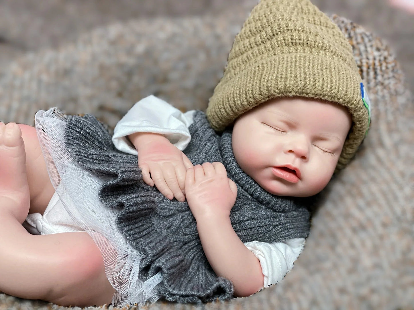 50cm Waterproof Solid Silicone Bebe Reborn Girl/Boy With 3D Painted Skin Can Pee/Drink Milk Handmade Lifelike Reborn Baby Doll lifelikesiliconereborns.com