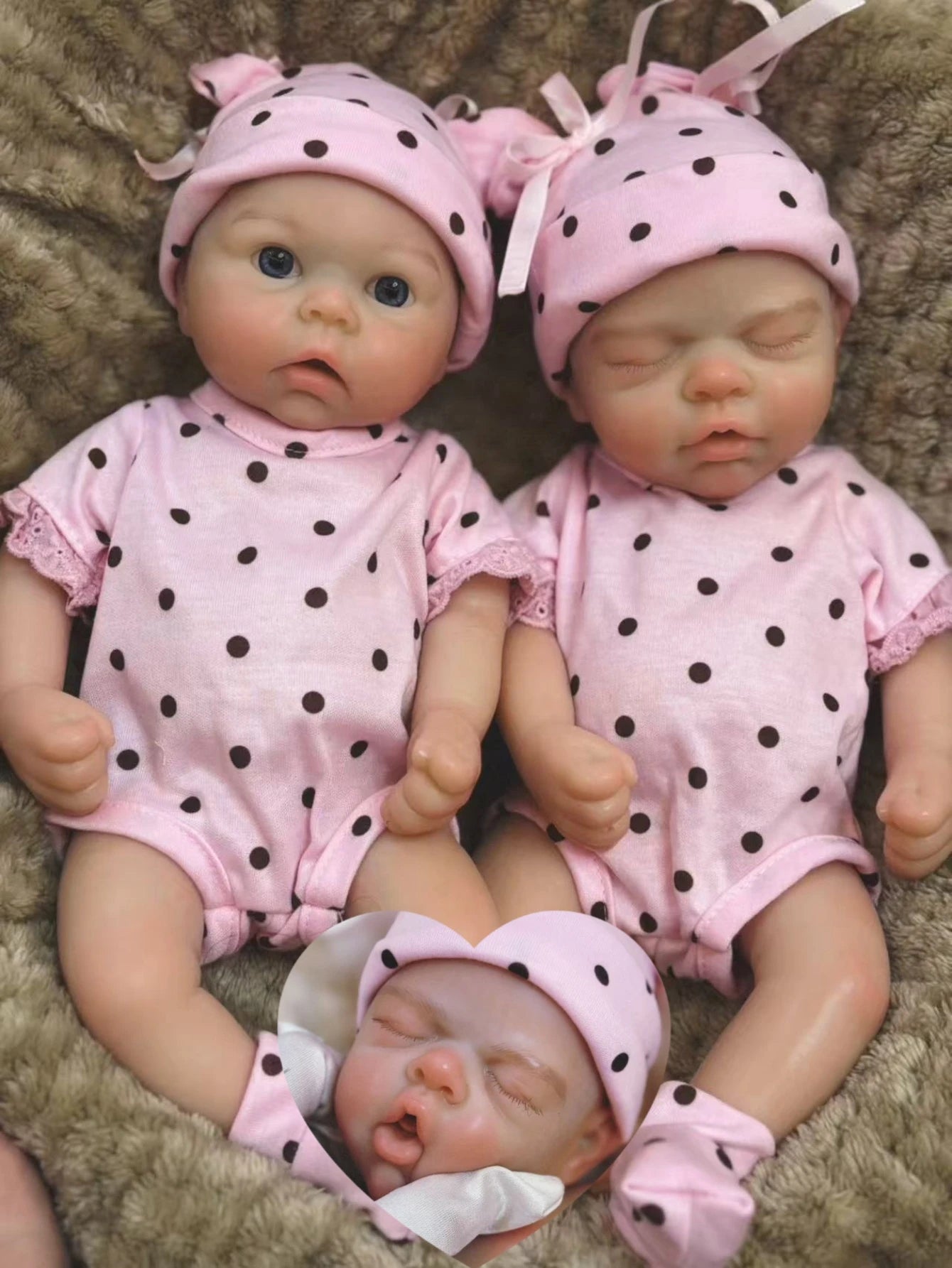 13 Inch Full Silicone Reborn Doll Girl Handmade Lifelike 3D Painted Skin Can Open Mouth Newborn Girl lifelikesiliconereborns.com