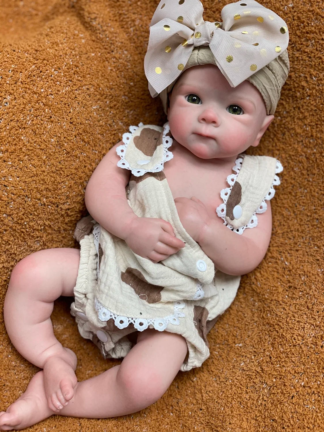 18Inch Can Open Mouth Solid Silicone BeBe Reborn Girl With Painted Skin Corpo De Silicone Doll Soft Touch Lifelike Reborn Doll lifelikesiliconereborns.com
