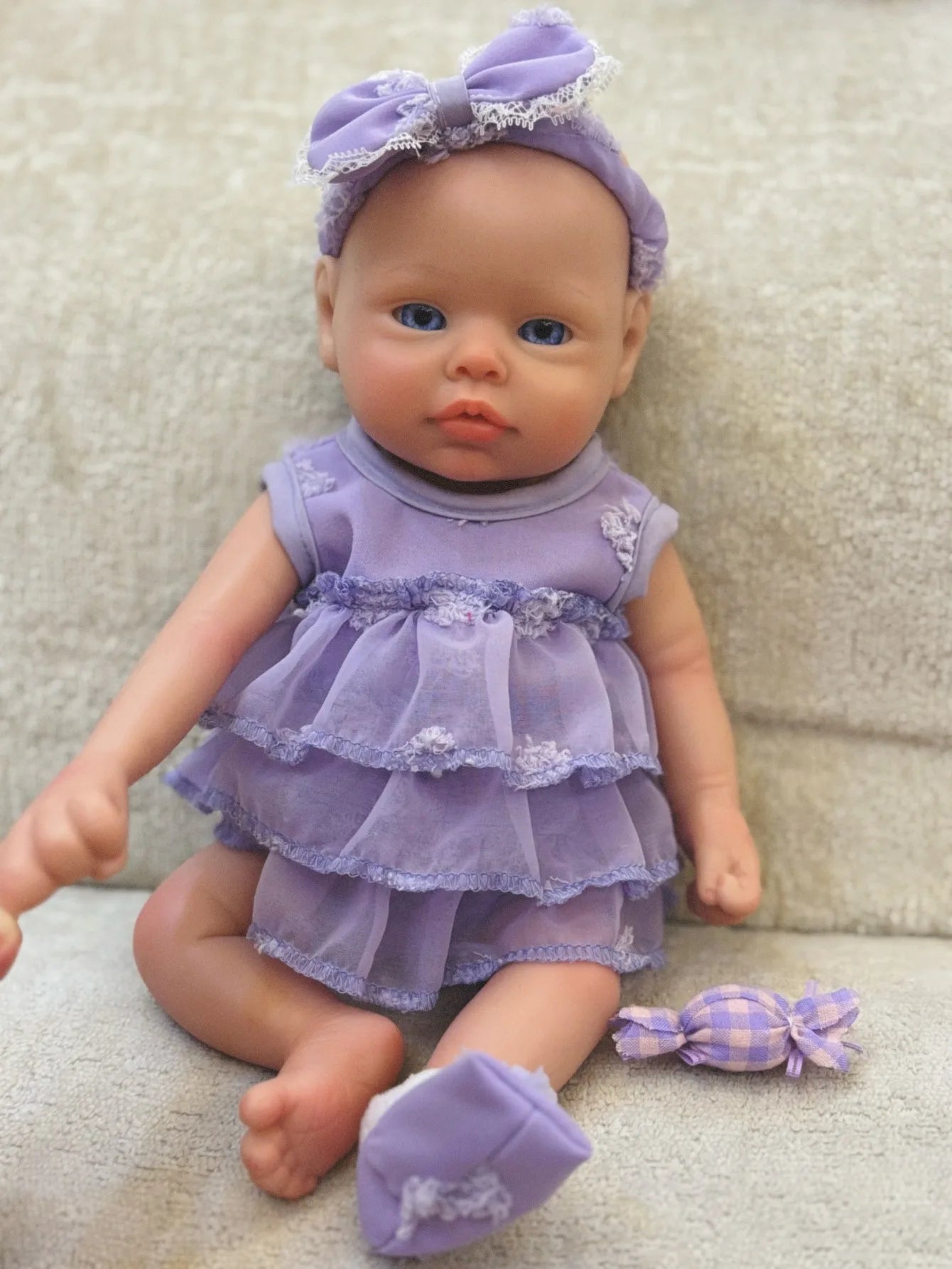 13 Inch Full Body Soft Silicone Girl Reborn Doll For Children Birthday Gifts Newborn Baby Doll Made In Soft Silicone lifelikesiliconereborns.com
