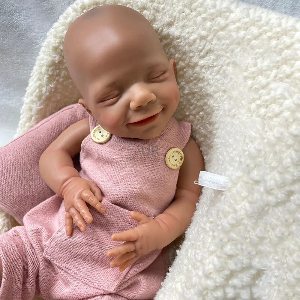 Soft Lifelike Silicone Reborn Baby Girl 45cm Designed Realistic Skin Tones Details For Parents Practicing Nurturing Kids Toy lifelikesiliconereborns.com