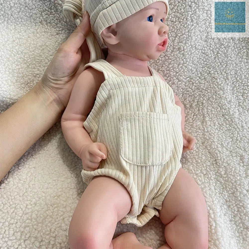 Unpainted Advanced Painted Doll Gift Set for Kids Real Saskia 18 Inch Realistic Newborn Baby Handmade Lifelike Newborn Girl lifelikesiliconereborns.com