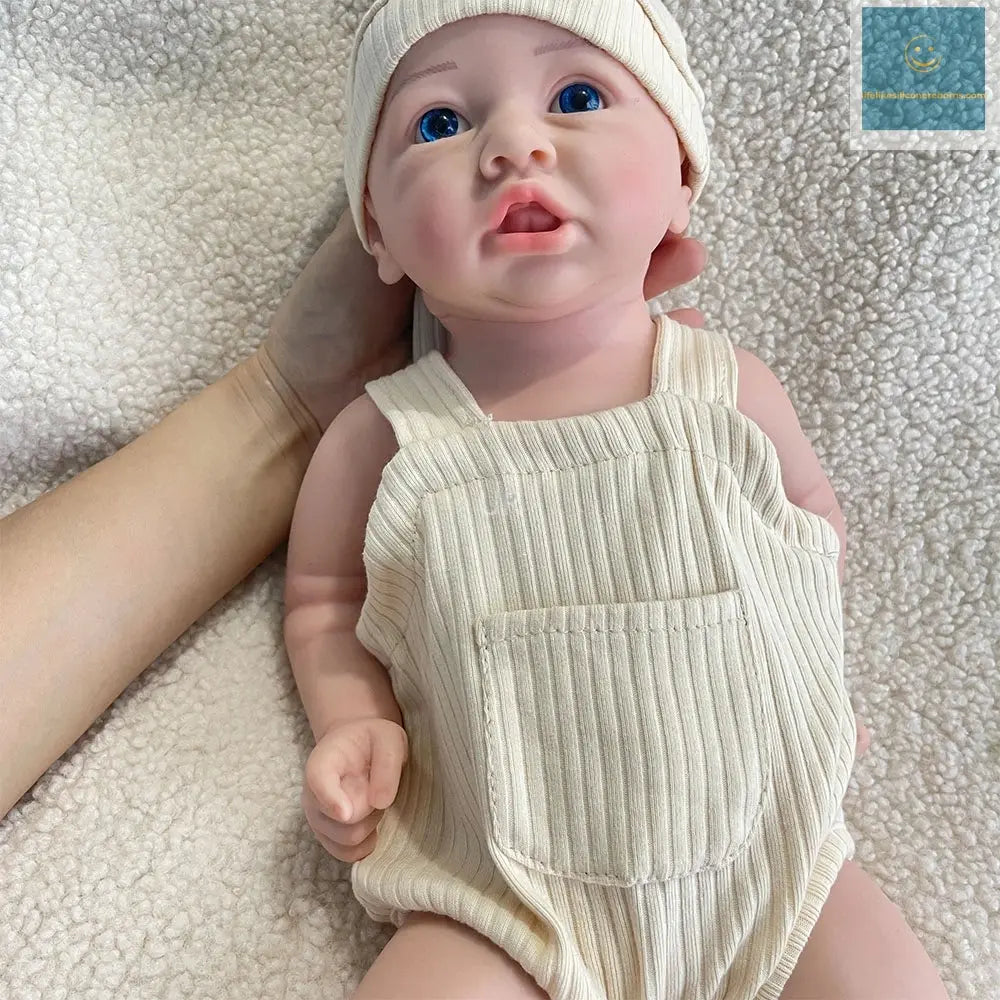 Unpainted Advanced Painted Doll Gift Set for Kids Real Saskia 18 Inch Realistic Newborn Baby Handmade Lifelike Newborn Girl lifelikesiliconereborns.com