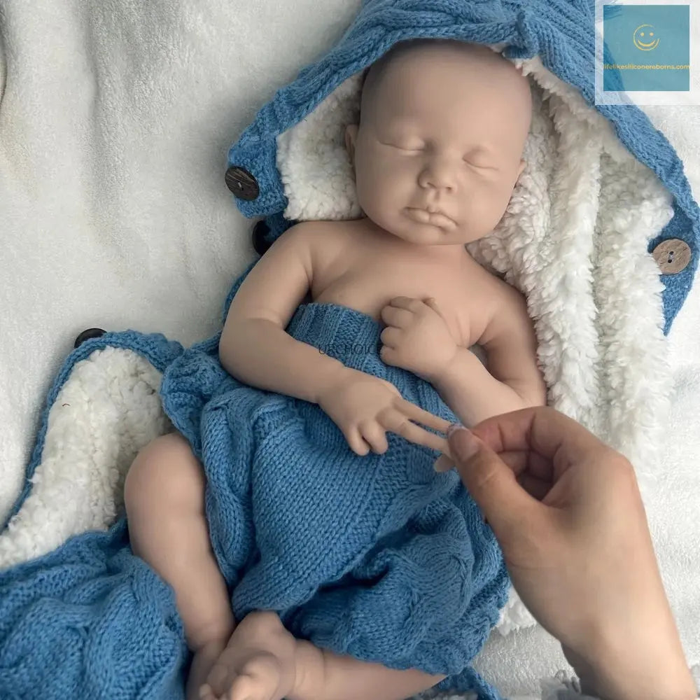 Unpainted Flexible Silicone Reborn Doll Blank 50cm Baby Girl/Boy Realistic Skin Designed for Painter Artist Collectibles lifelikesiliconereborns.com