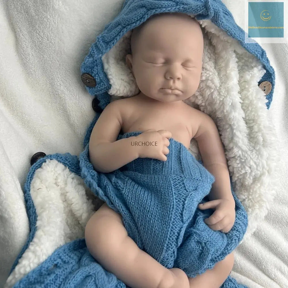 Unpainted Flexible Silicone Reborn Doll Blank 50cm Baby Girl/Boy Realistic Skin Designed for Painter Artist Collectibles lifelikesiliconereborns.com
