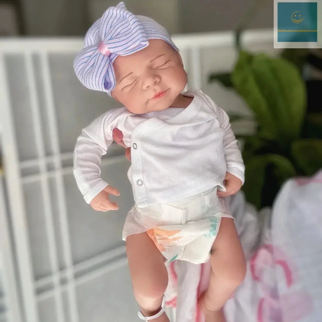 Washable 18Inch Pascale Full Body Soft Solid Silicone Open Mouth Bebe Reborn Girl Doll Paint Skin Handmade Lifelike Reborn Dol lifelikesiliconereborns.com