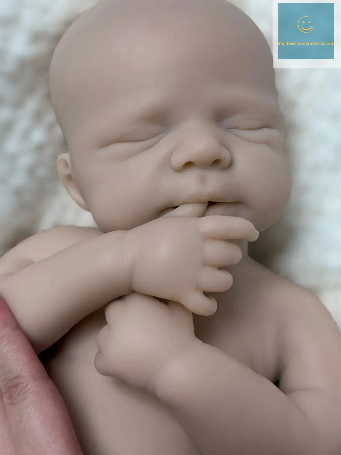 Washable 18Inch Pascale Full Body Soft Solid Silicone Open Mouth Bebe Reborn Girl Doll Paint Skin Handmade Lifelike Reborn Dol lifelikesiliconereborns.com
