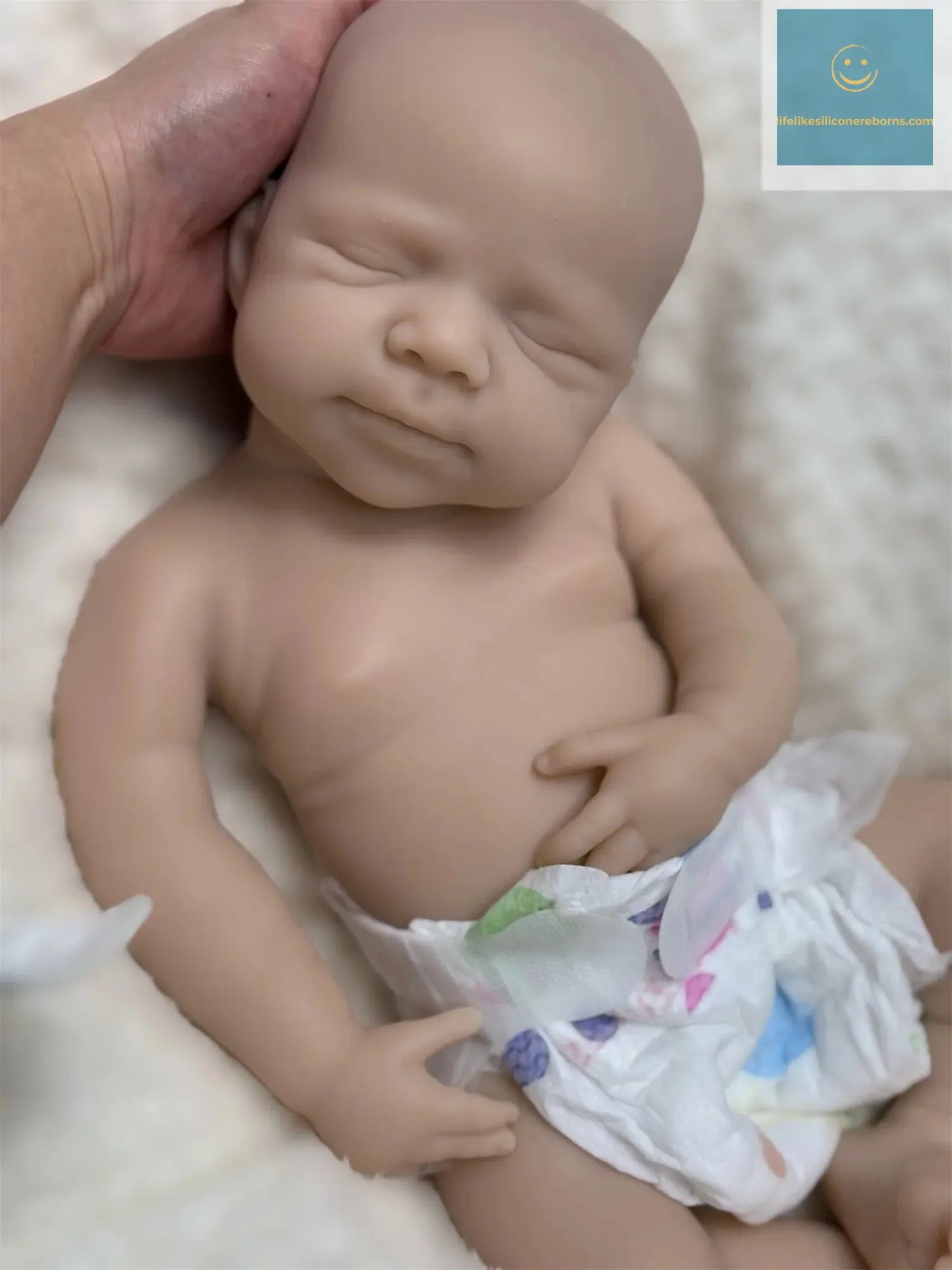 Washable 18Inch Pascale Full Body Soft Solid Silicone Open Mouth Bebe Reborn Girl Doll Paint Skin Handmade Lifelike Reborn Dol lifelikesiliconereborns.com