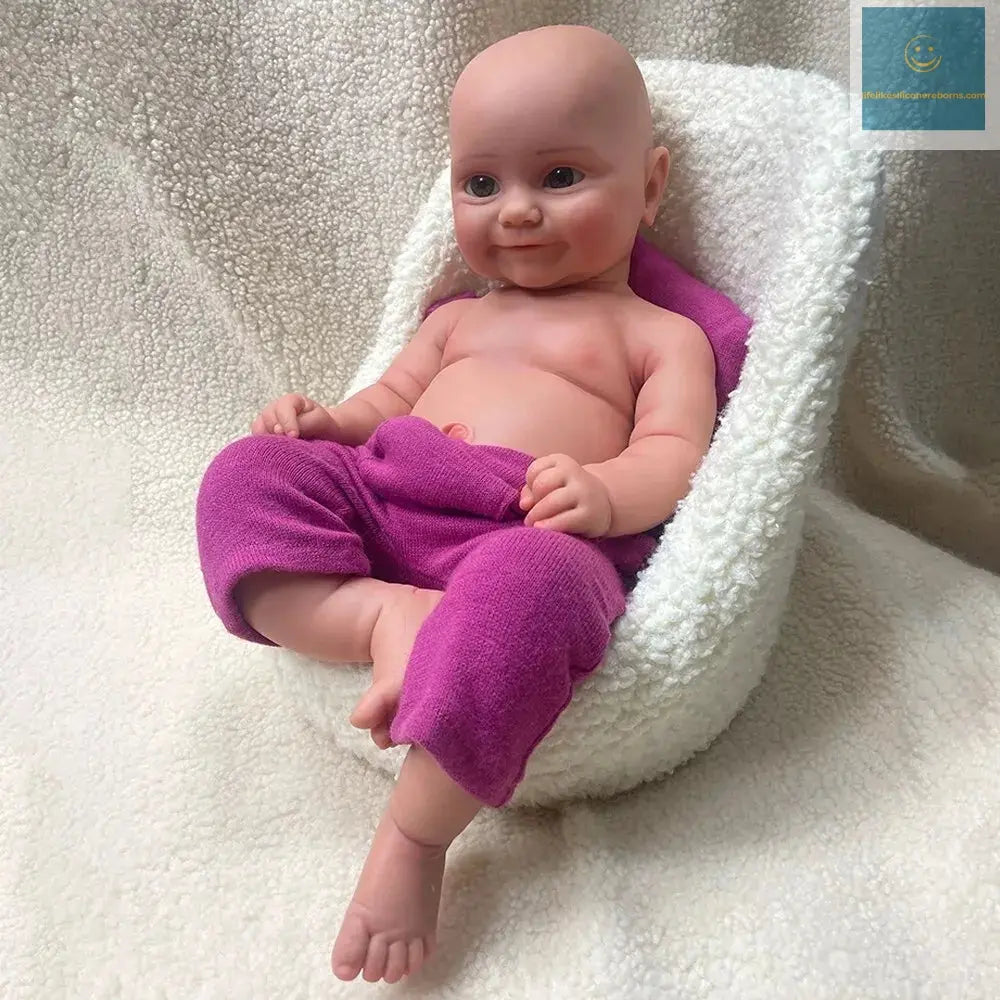 Washable 20 Inch Full Body Realistic Silicone Reborn Baby Doll Lifelike Infant African Smile Girl Artist Collectible lifelikesiliconereborns.com