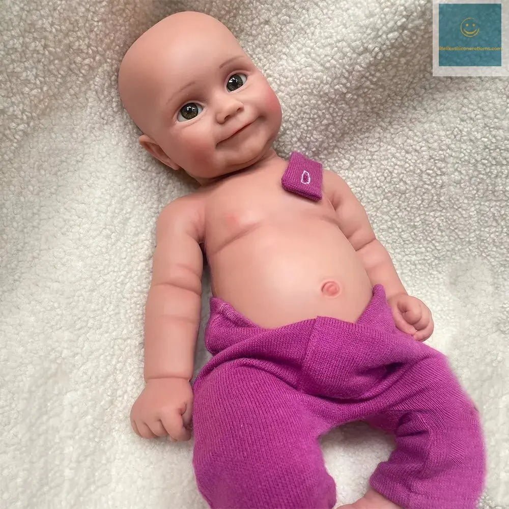 Washable 20 Inch Full Body Realistic Silicone Reborn Baby Doll Lifelike Infant African Smile Girl Artist Collectible lifelikesiliconereborns.com