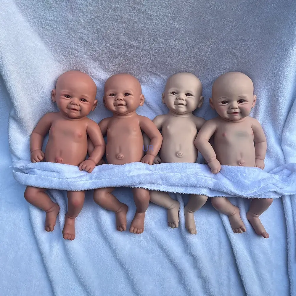 Waterproof Weighted Baby Girl 18" Lifelike Full Body Silicone Reborn Dolls Soft Handmade Newborn Dolls for Collector Gift lifelikesiliconereborns.com