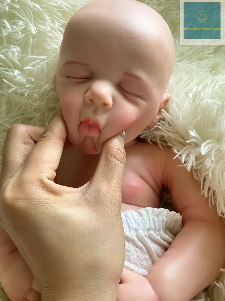 differnt months 2 Babies Artist Painted Collector Small 31Cm Newborn Baby Girl And Large 50Cm Full Silicone Reborn Dolls Loulou lifelikesiliconereborns.com