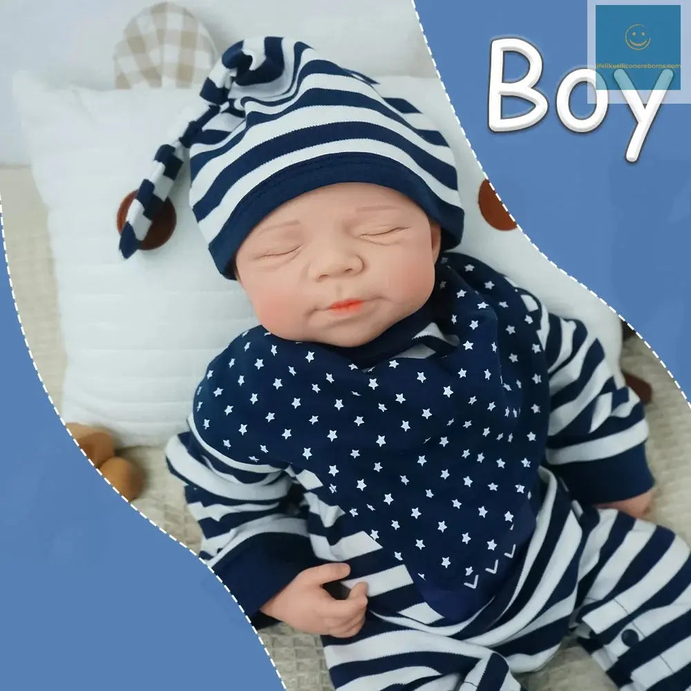 sleeping reborn realistic silicone doll