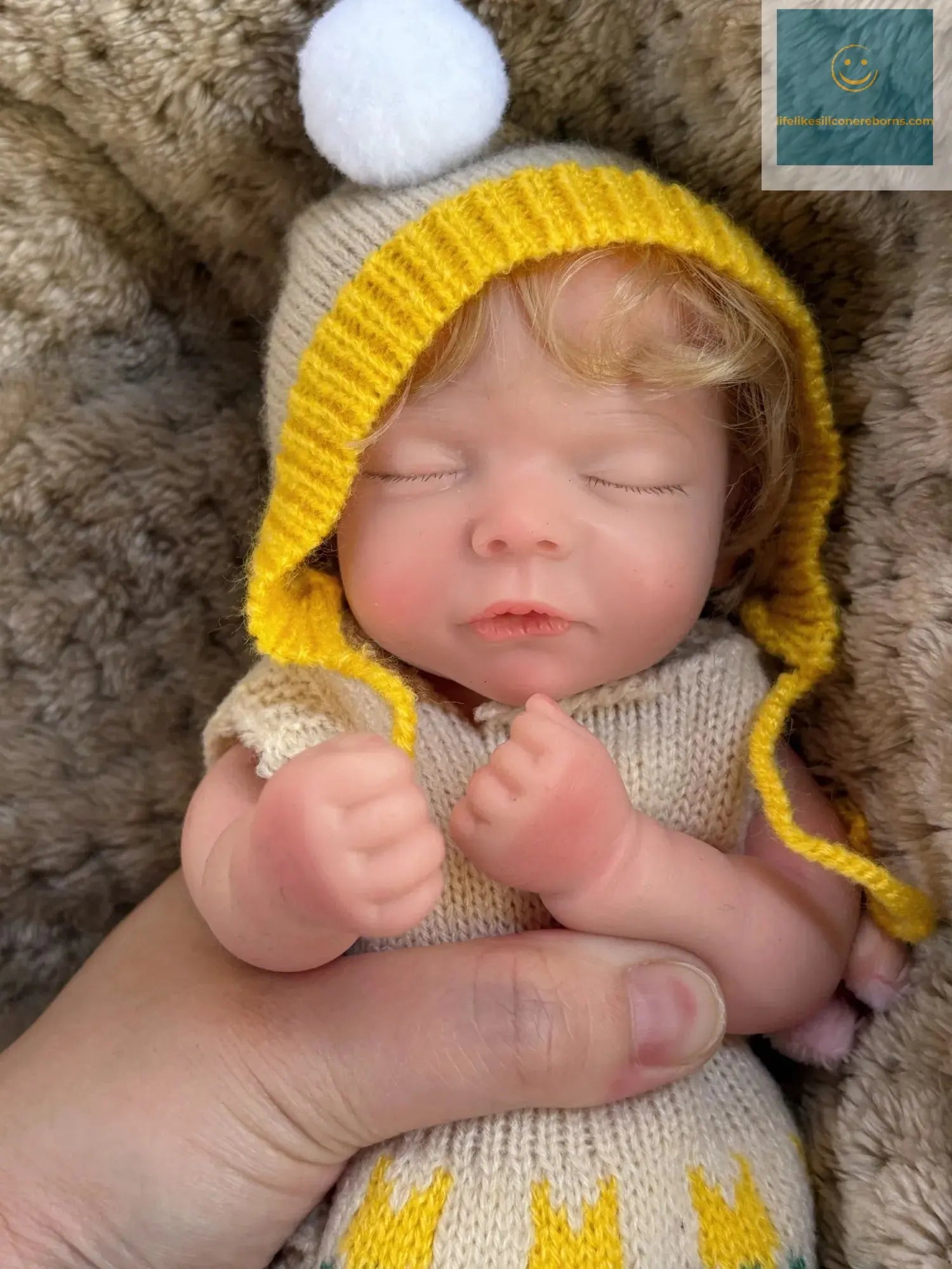 1 PC 10inch Open Mouth Reborn Silicone Girl With Rooted Hair Waterproof Newborn Baby Girl Lifelike Painted Realistic Doll Toy - lifelikesiliconereborns.com