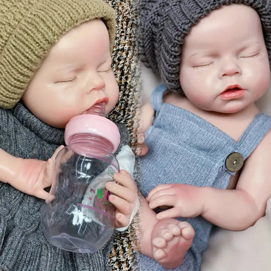 1 PC 20 Inch Can Drink&Pee Full Silicone Girl Baby Doll Handmade Bebe Newborn Doll For Children Birthday Gifts lifelikesiliconereborns.com