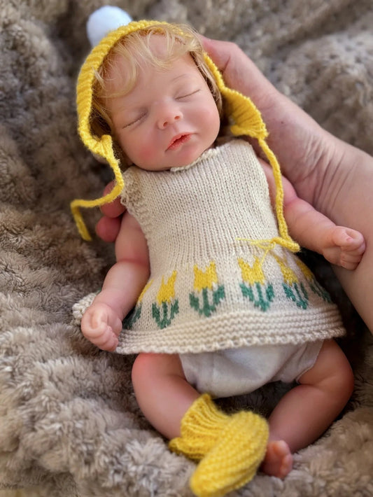 10 Inch 25Cm Sam Silicone Reborn Doll Soft Touch Newborn Baby Girl Handmade Bebe Reborn Baby lifelikesiliconereborns.com