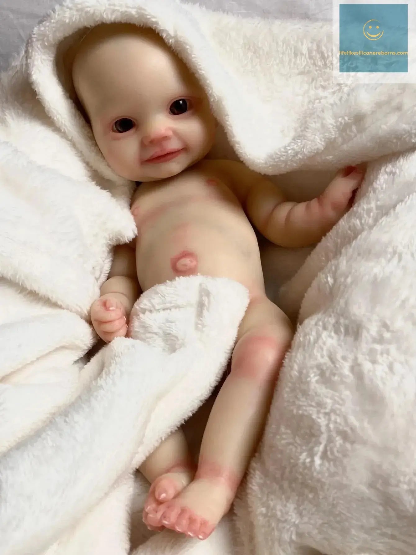 10 Inch Lifelike Maddie Silicone Bebe Newborn Baby Girl Handmade Soft Touch Reborn Baby Doll Toy For Children Birthday Gifts - lifelikesiliconereborns.com