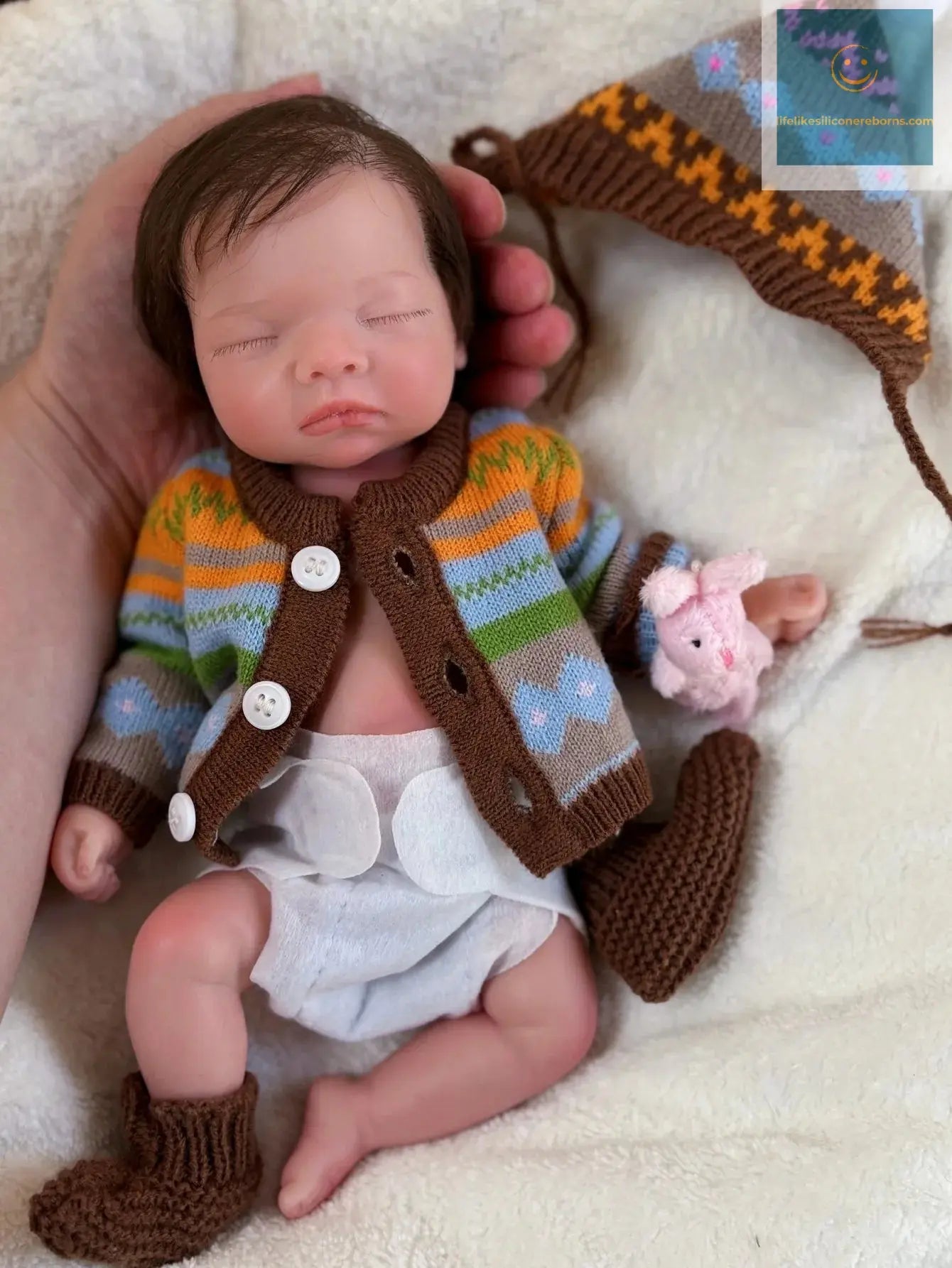 10 Inch Sleeping Silicone Bebe Reborn Girl With Rooted Hair Handmade Soft Touch Newborn Baby Doll For Children Birthday Gifts - lifelikesiliconereborns.com